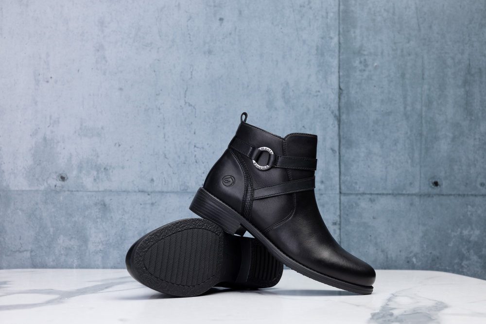 Remonte Laarsjes zakelijke schoen, laarzen, flats met praktische binnenrits
