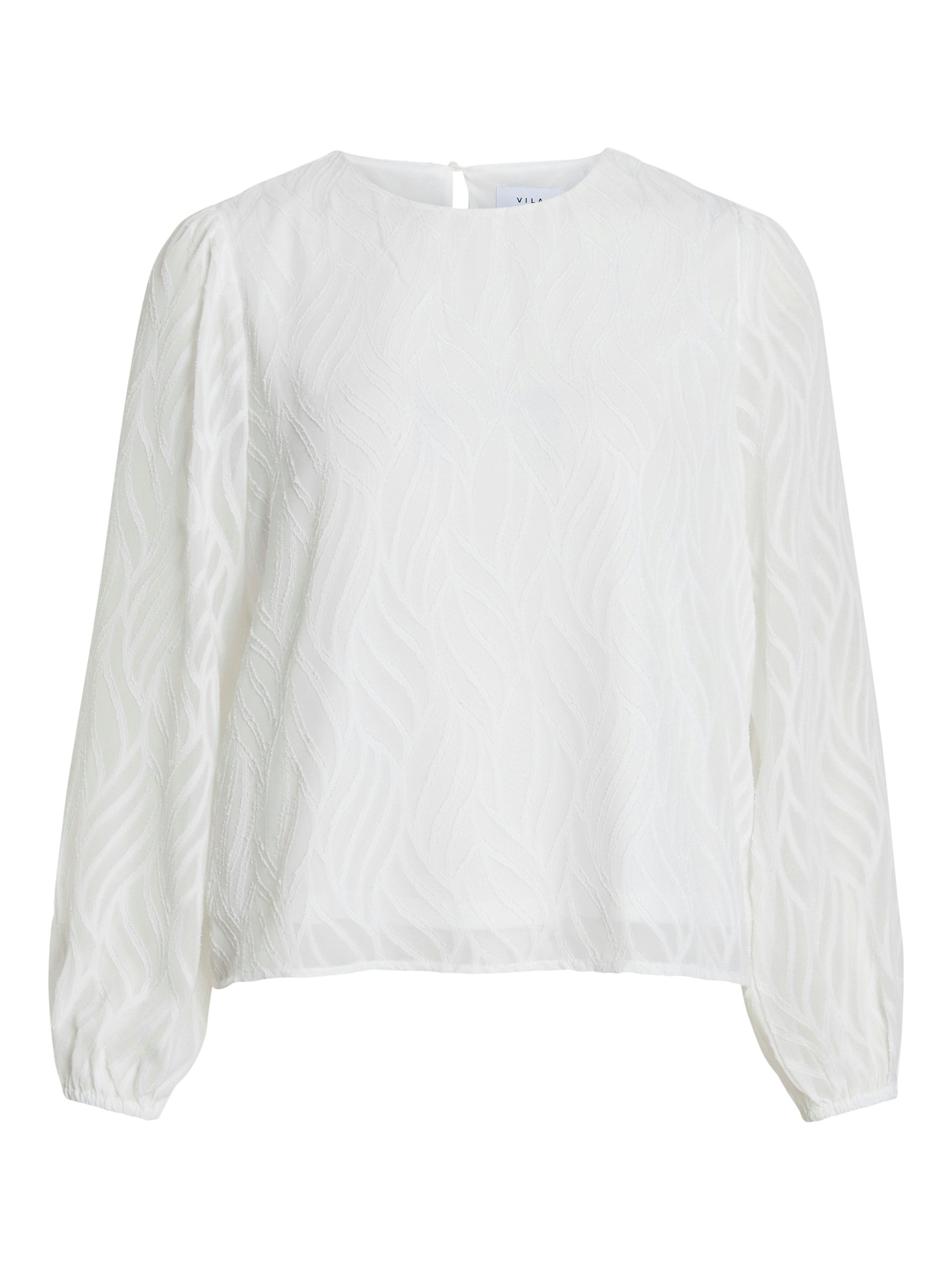 Vila Shirt VIMIKA O-NECK L/S TOP - NOOS