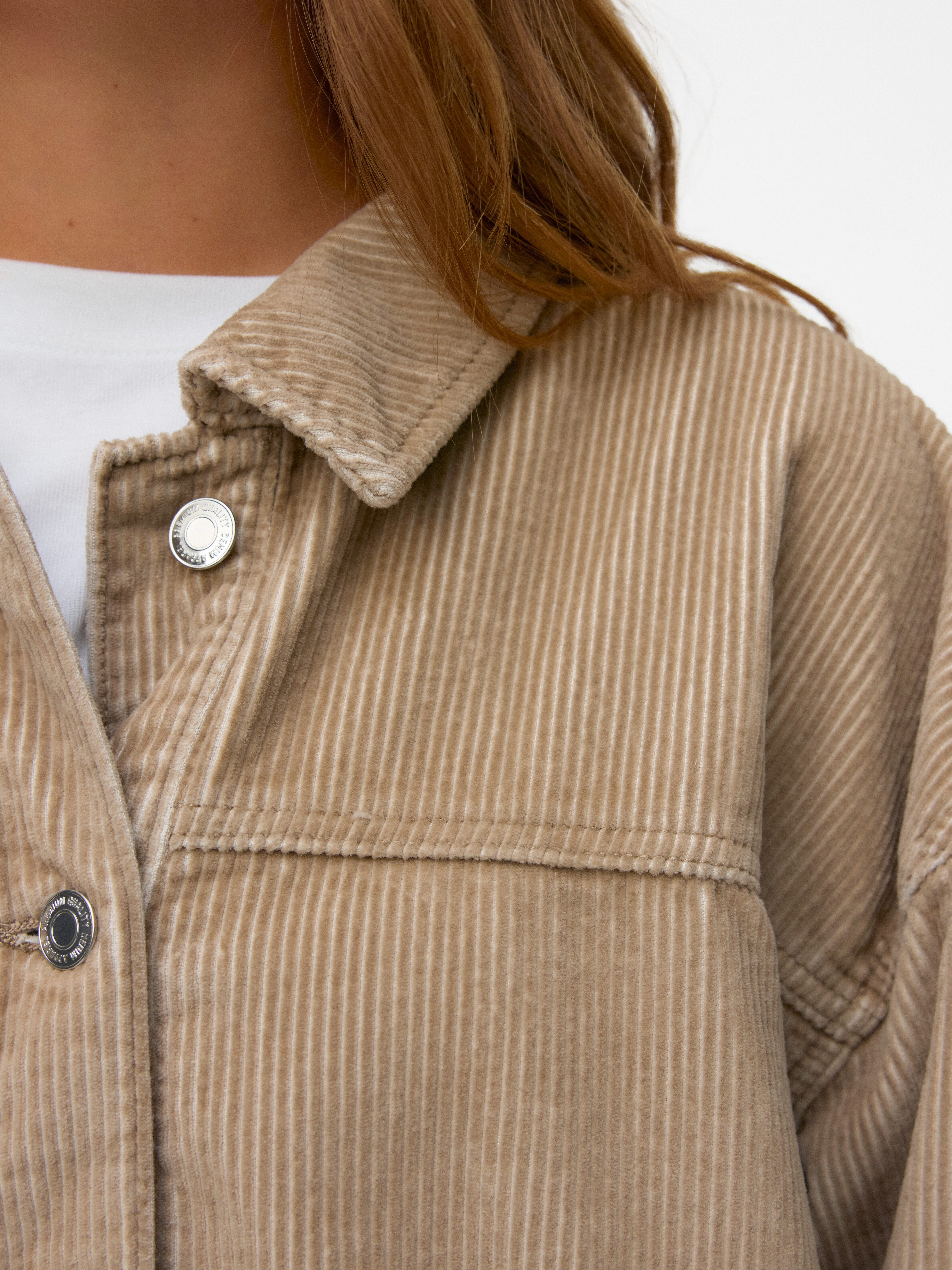 Vero Moda Cordjasje VMJAMIE LS CORDUROY SHACKET MIX NOOS