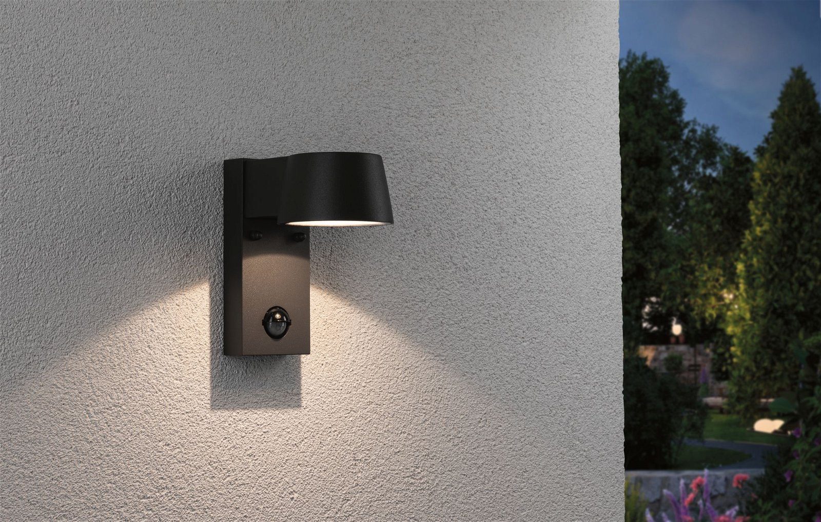 Paulmann Led-wandlamp voor buiten Capea IP44 96x153mm 3000K 6W 500lm 230V antraciet aluminium (1 stuk)