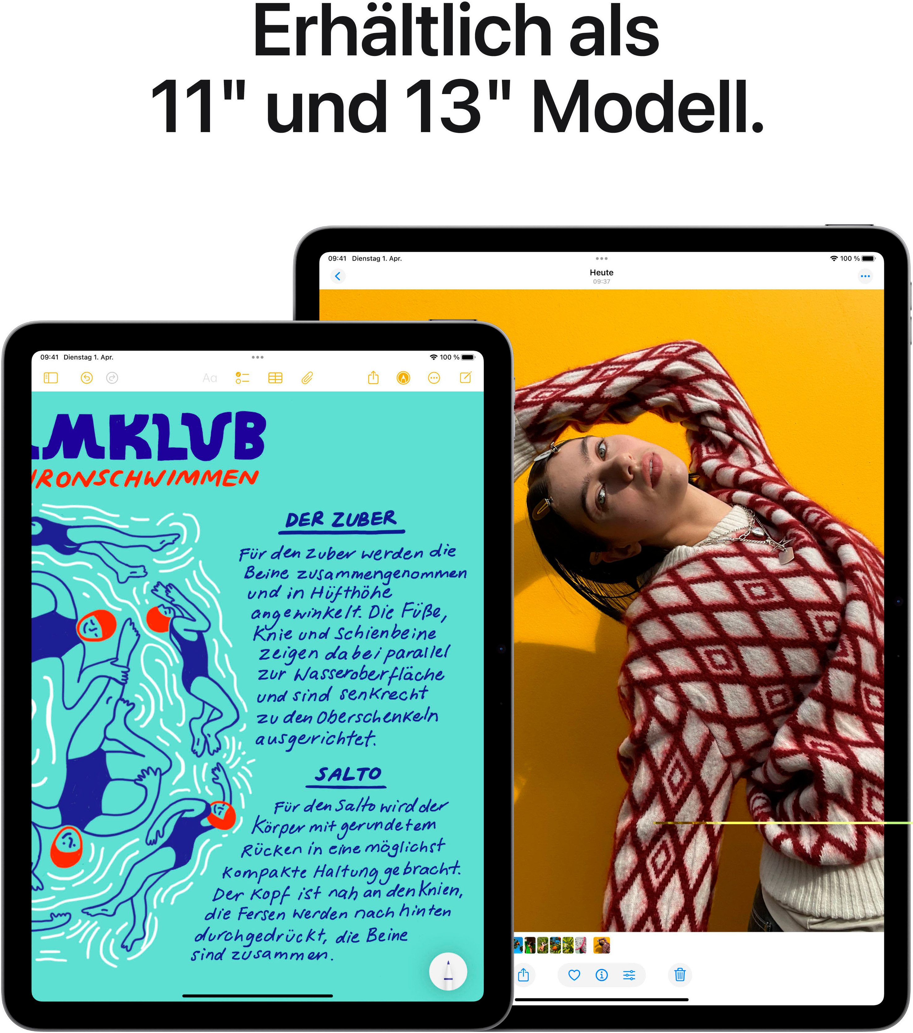 Apple Tablet 13" iPad Air Wi-Fi + Cellular (2025), 12,9", iPadOS