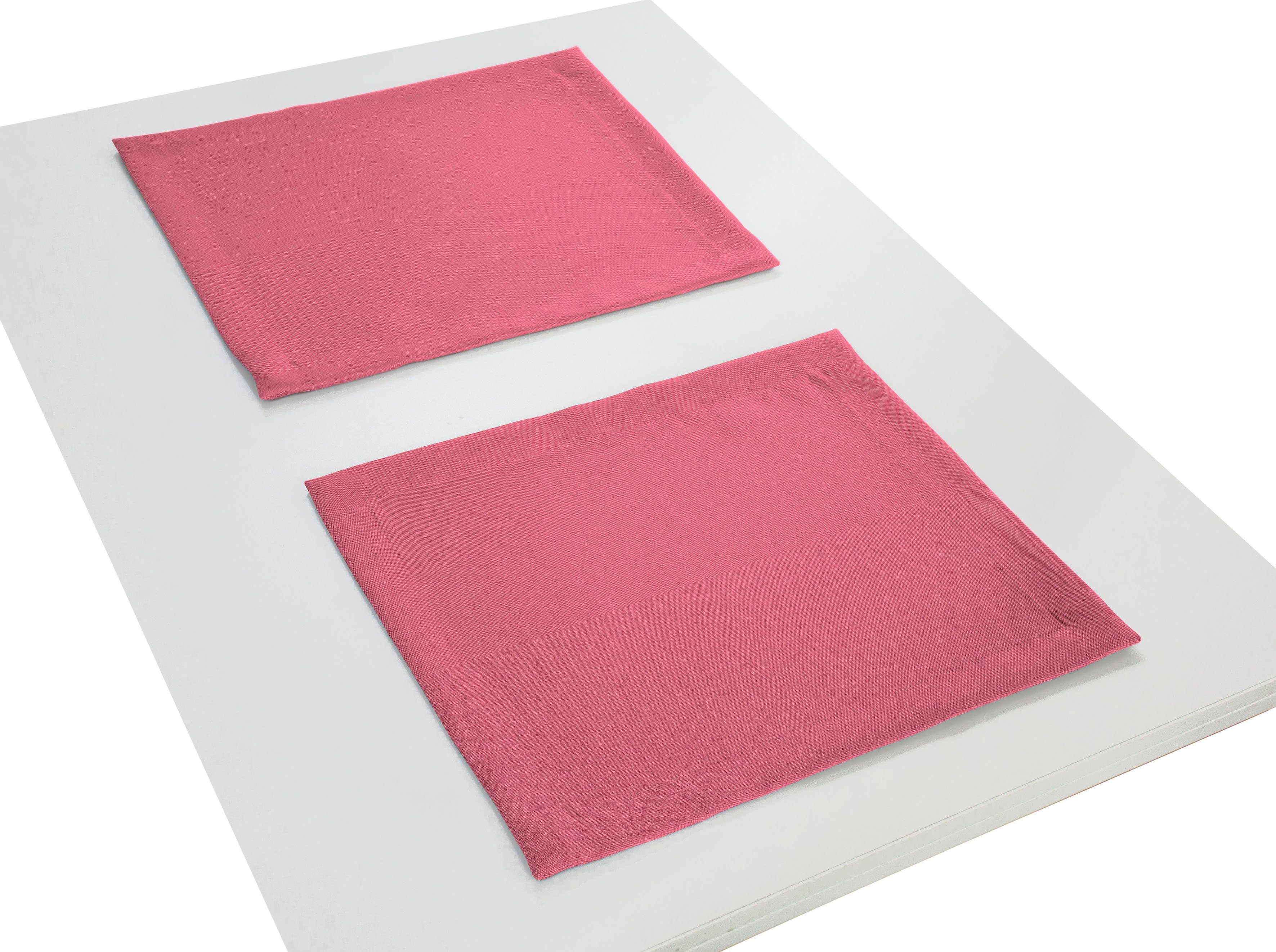 Adam Set placemats Uni Collection GOTS gecertificeerd, Made in Germany (2 stuks)