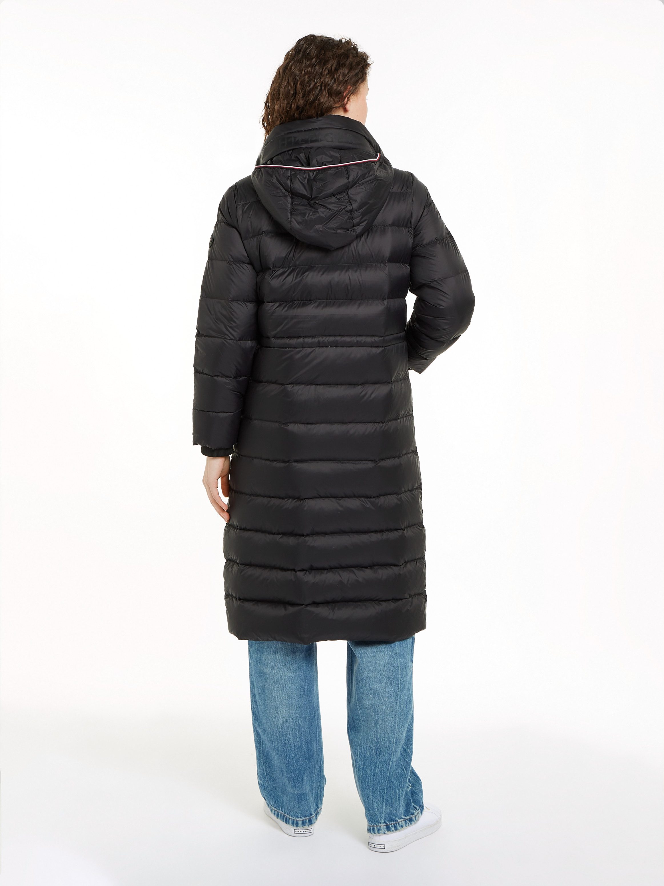 Tommy Hilfiger Gewatteerde jas MW DOWN FUNNEL NK MAXI COAT