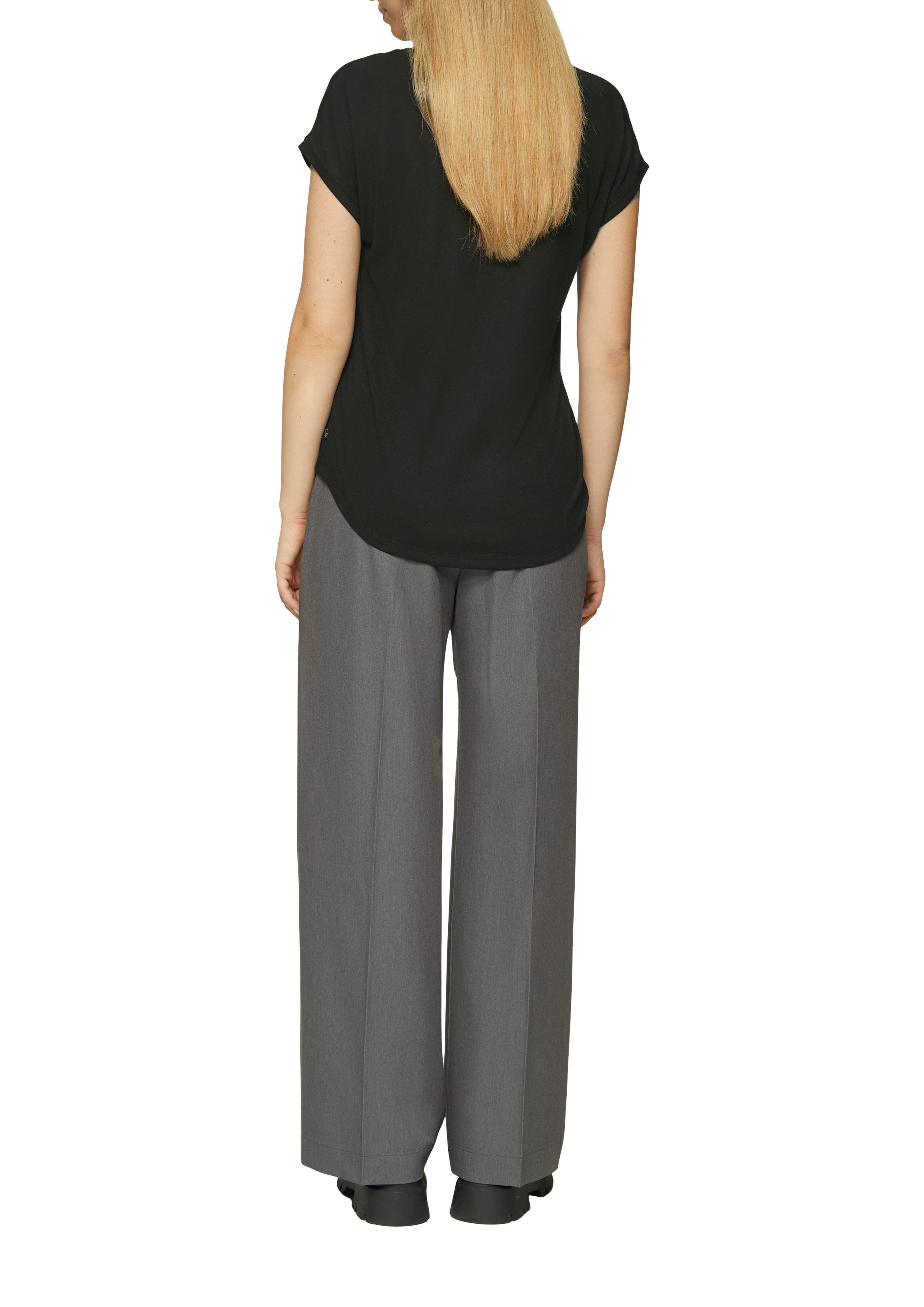 Q/S designed by T-shirt met v-hals