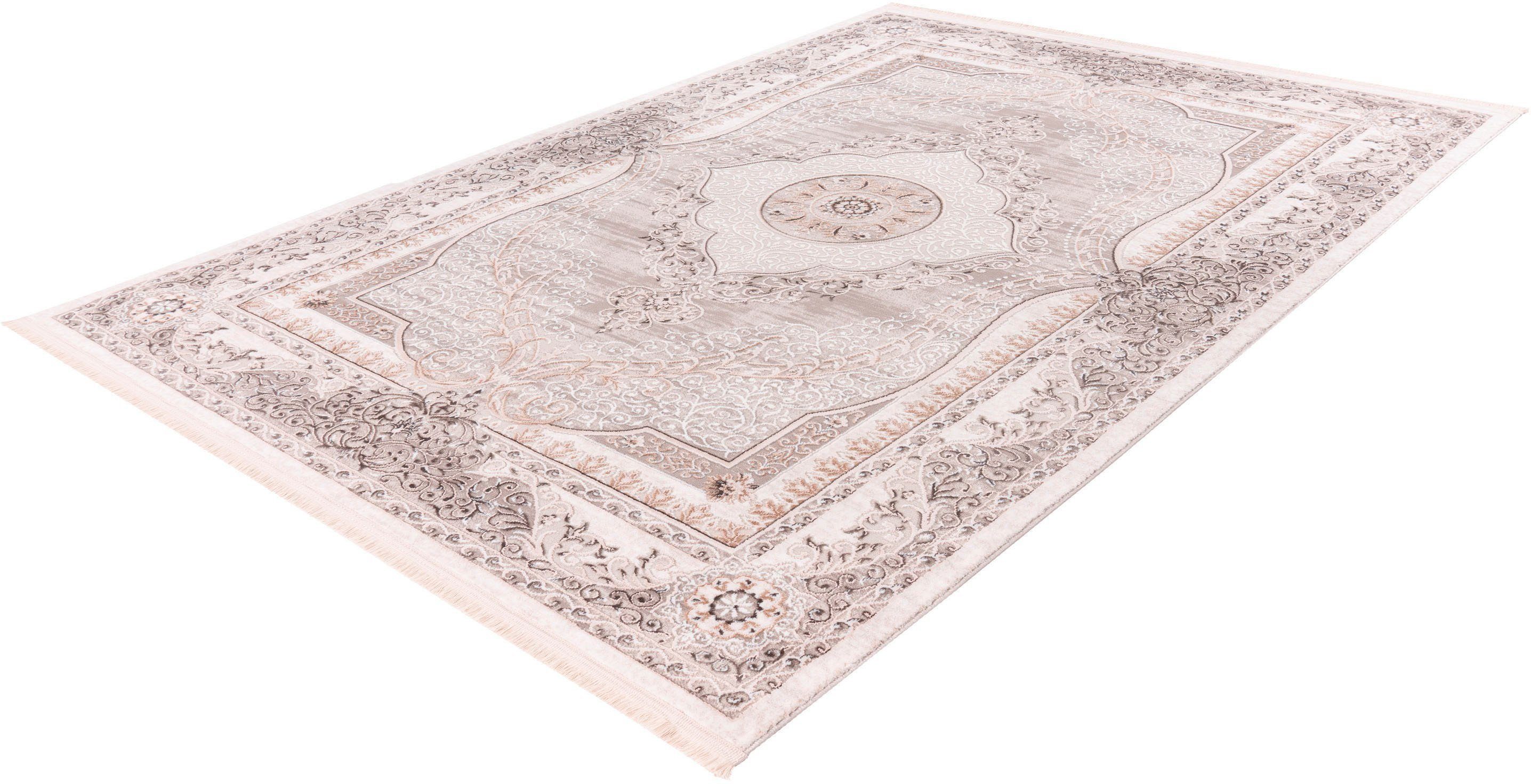 calo-deluxe Vloerkleed Miran 825 Vintage-design, met franje, woonkamer