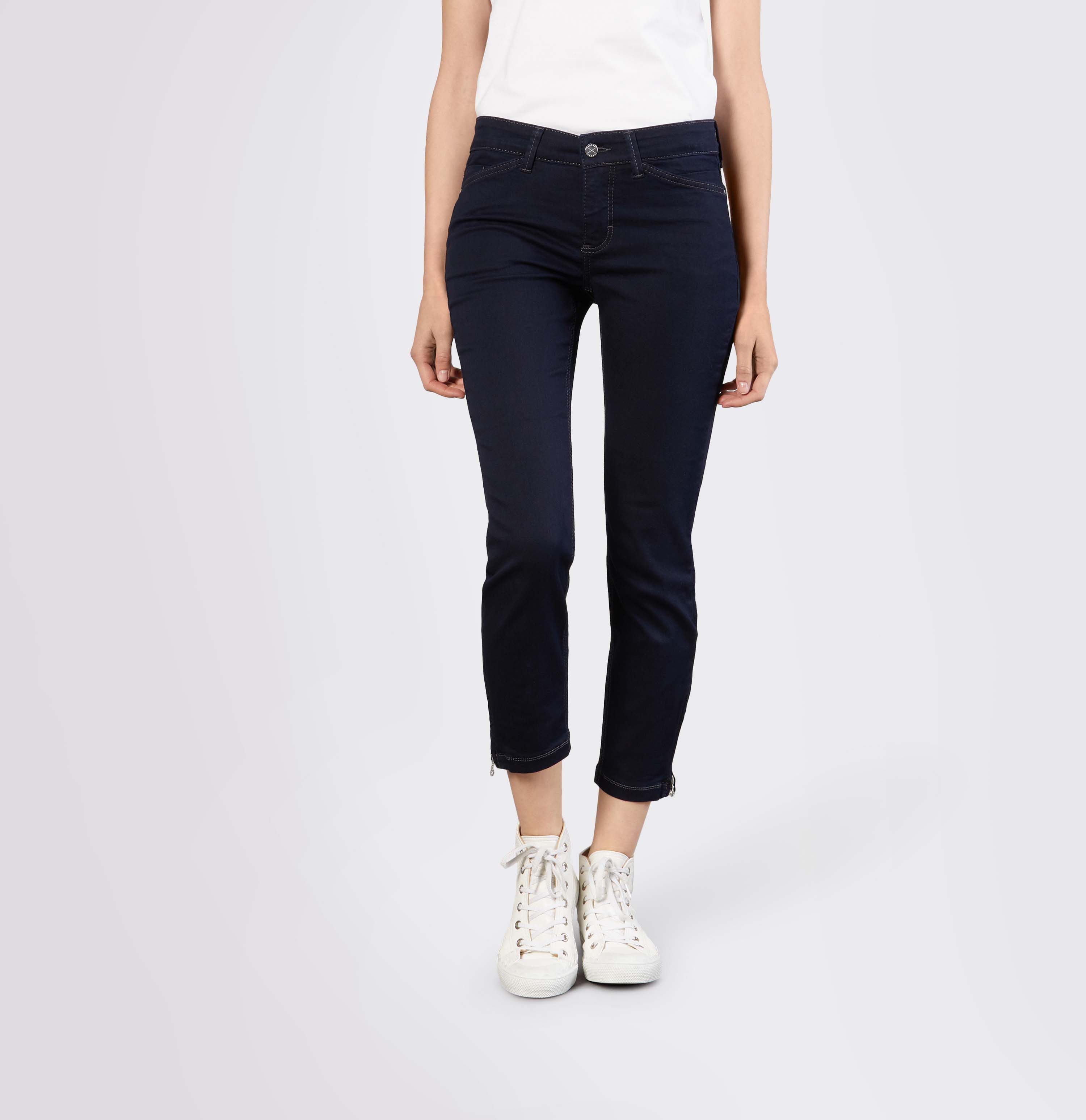 MAC 7/8 jeans Dream Chic Verkort model met ritssluiting dames 7/8 jeans maat 34 blauw