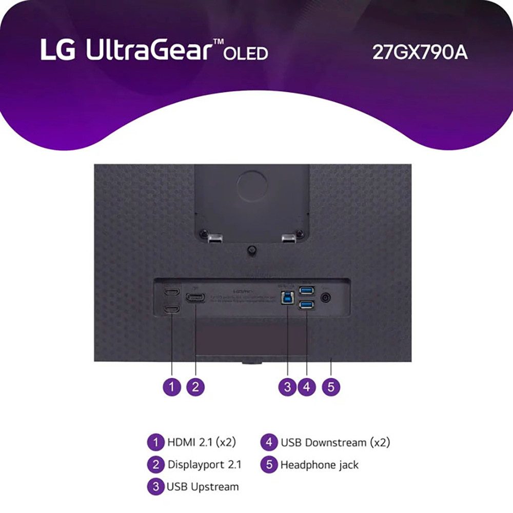 LG OLED-monitor 27GX790A, 67 cm / 27", QHD