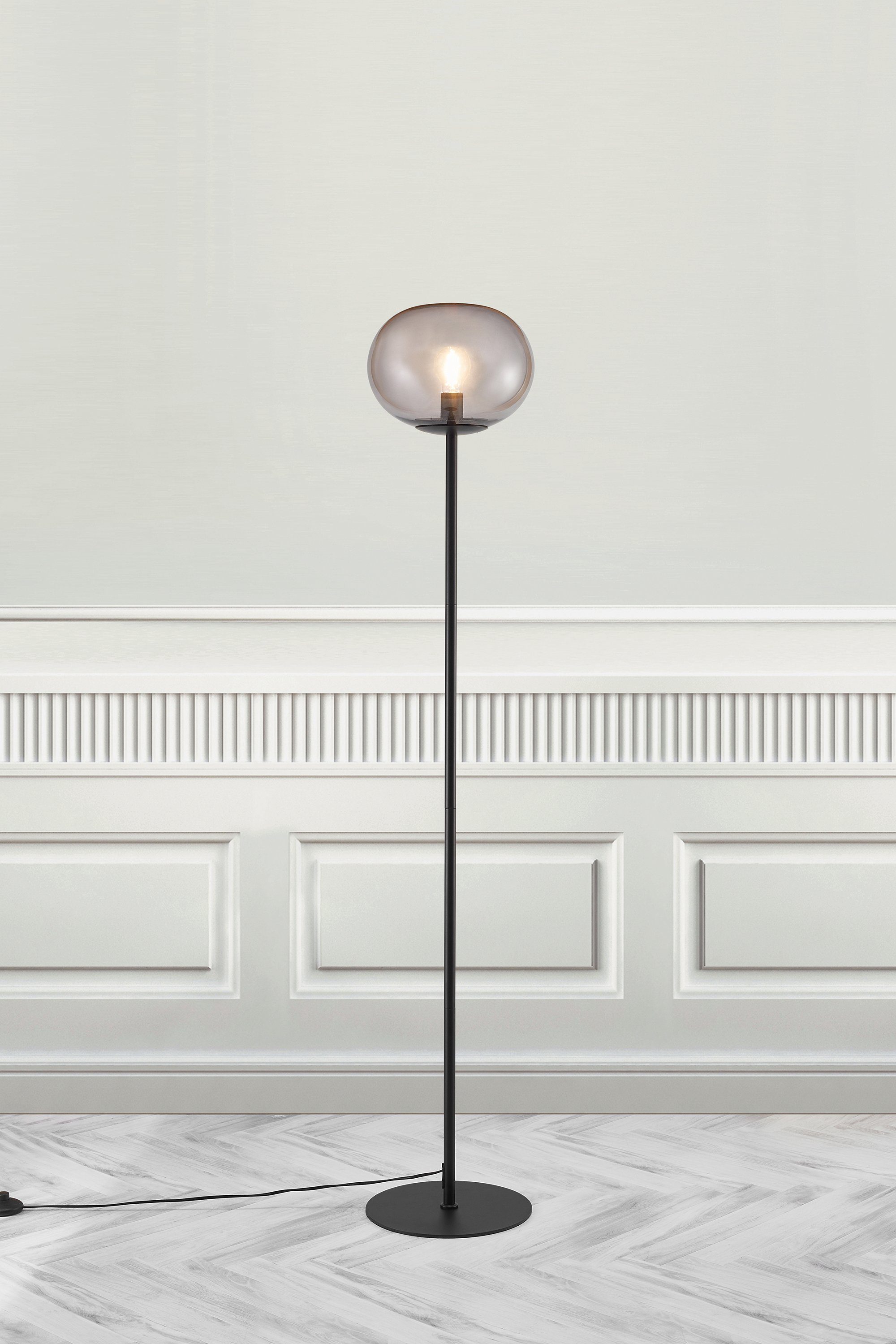 Nordlux Staande lamp Alton Rookglas