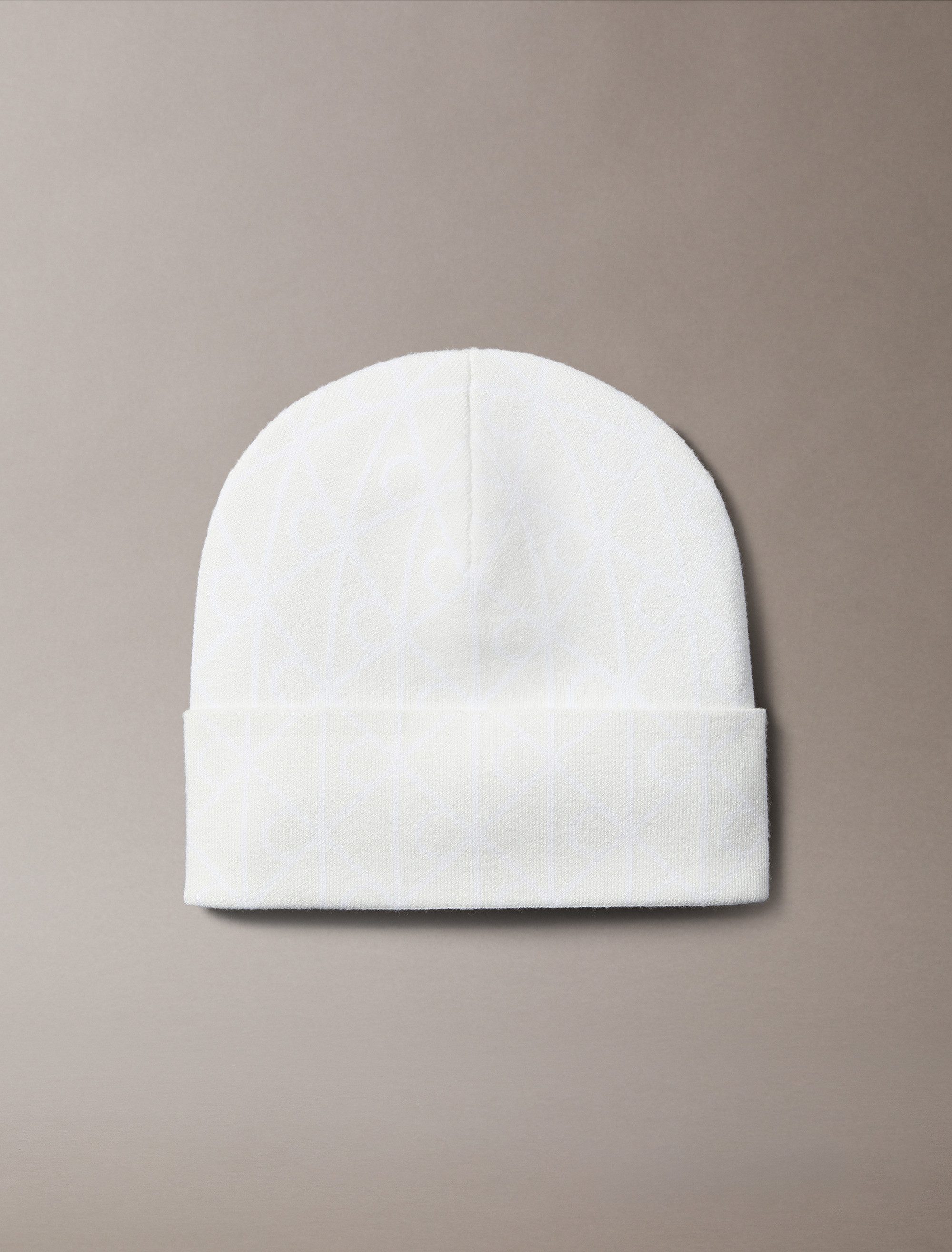 Calvin Klein Gebreide muts AOP JCQ FINE RIB BEANIE Perfect voor dagelijks gebruik