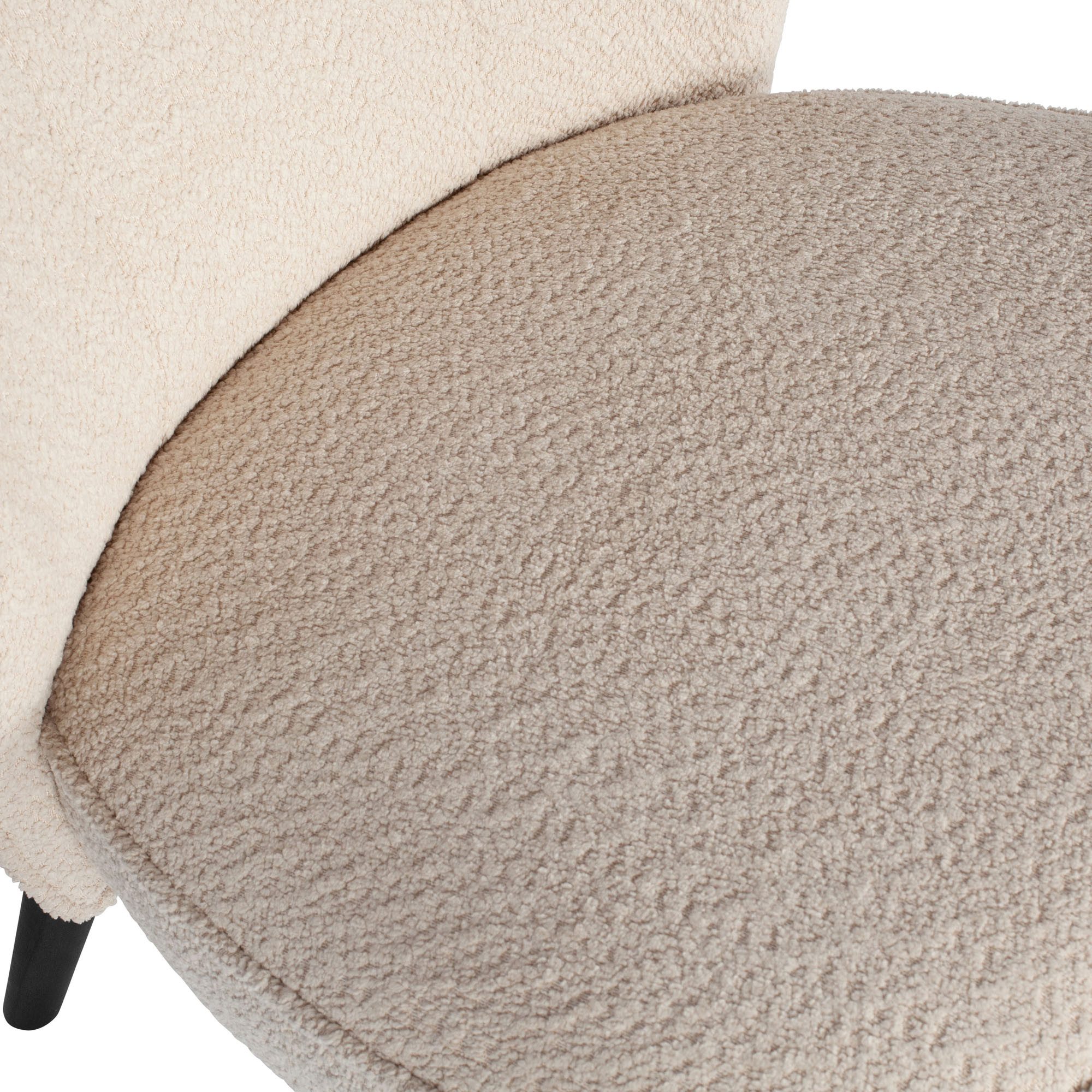 WOOOD Fauteuil Sara zacht gepolsterd, 4-poots onderstel, h 71 cm x b 59 cm