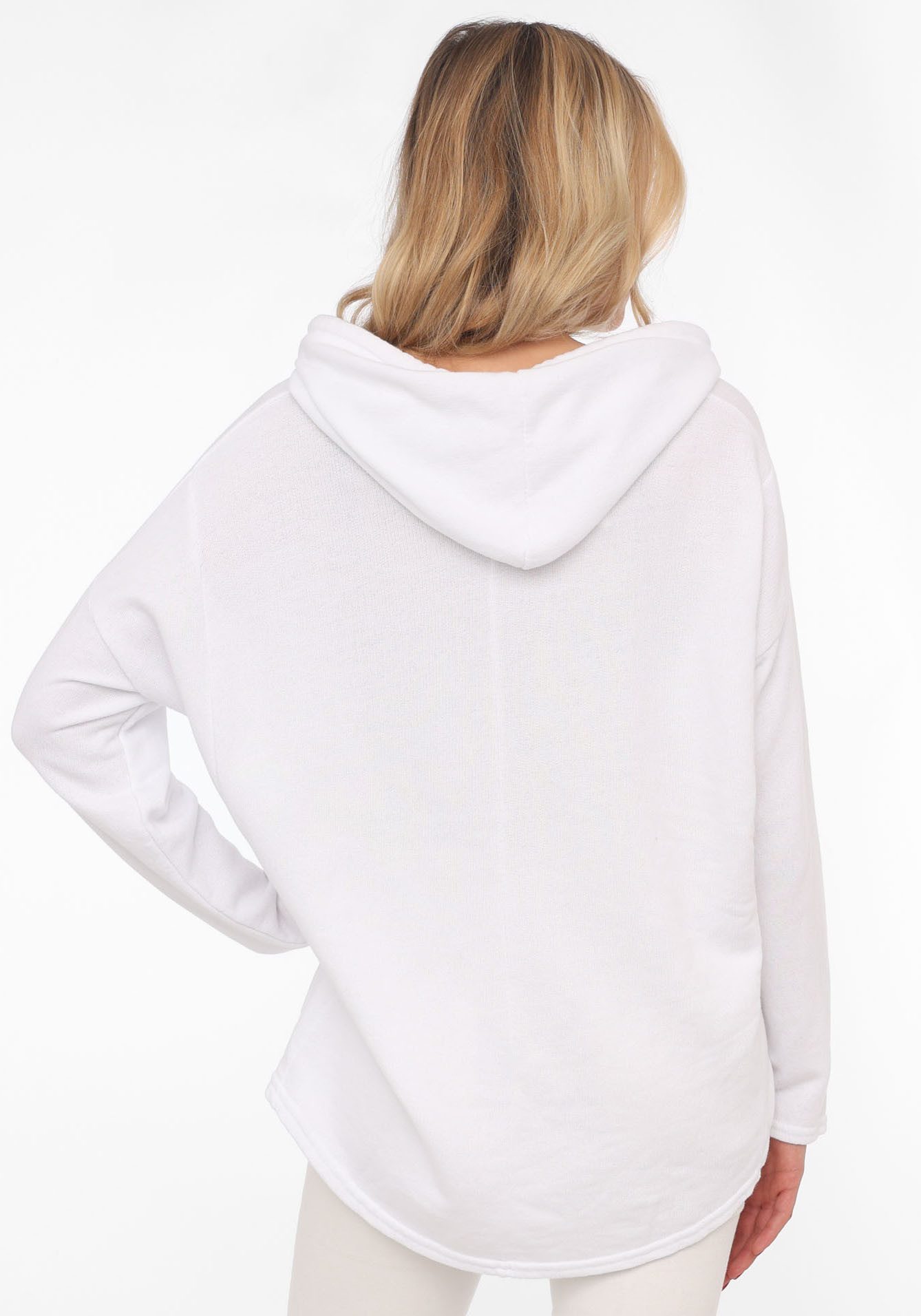 Zwillingsherz Hoodie Moin met capuchon en stempeldruk