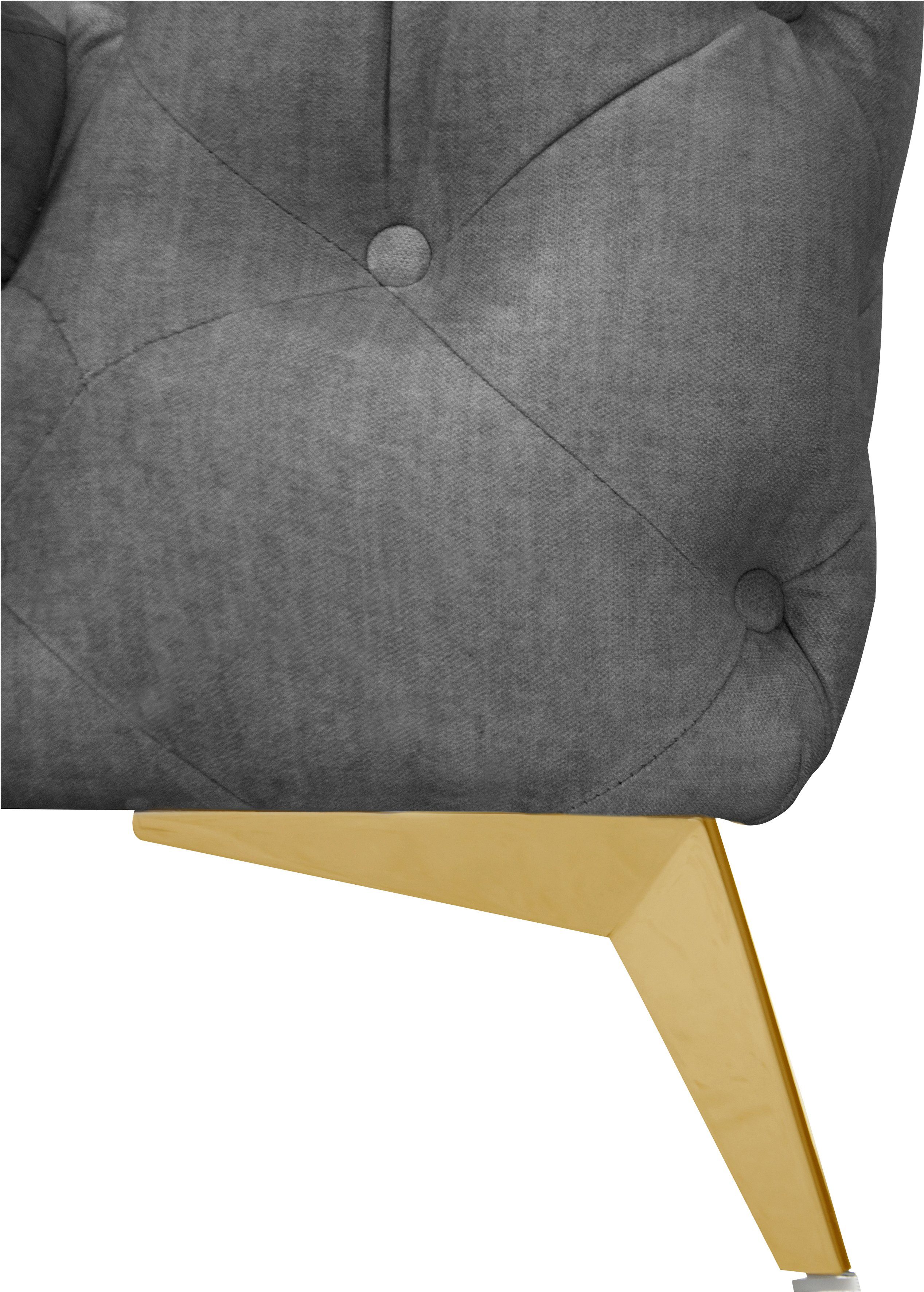Leonique Chesterfield-bank Glynis luxueuze capitonnage, moderne chesterfield look, kleur van de poten ter keuze