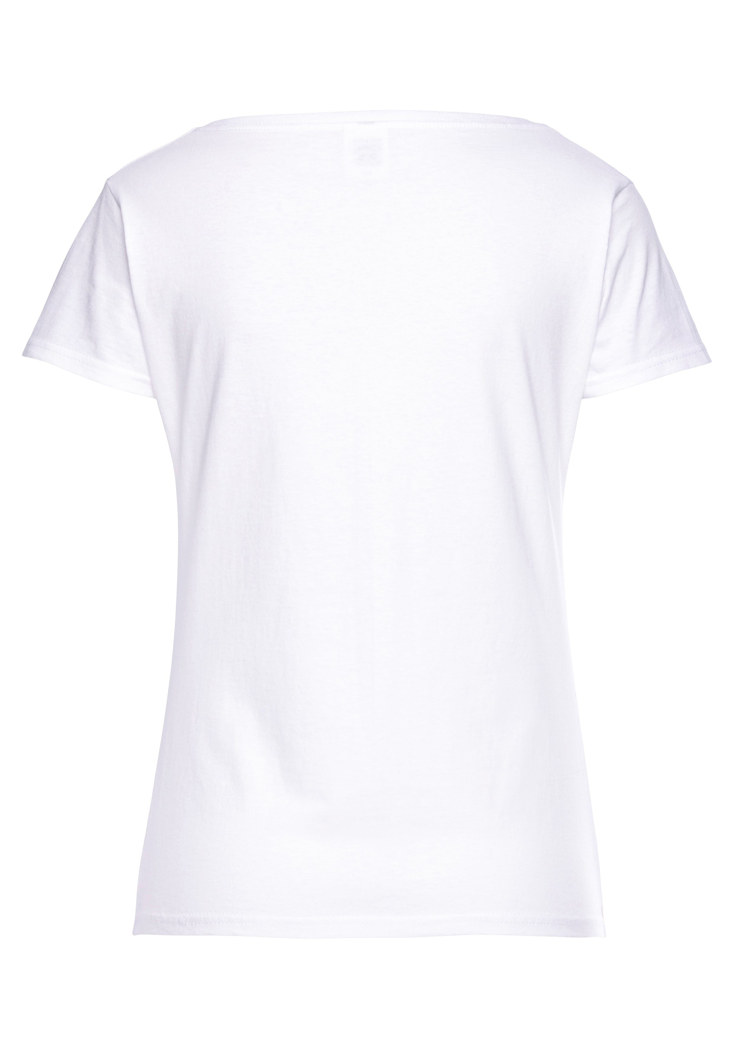 Fruit of the Loom Shirt met V-hals Lady-Fit Valueweight V-hals (2-delig, Set van 2)