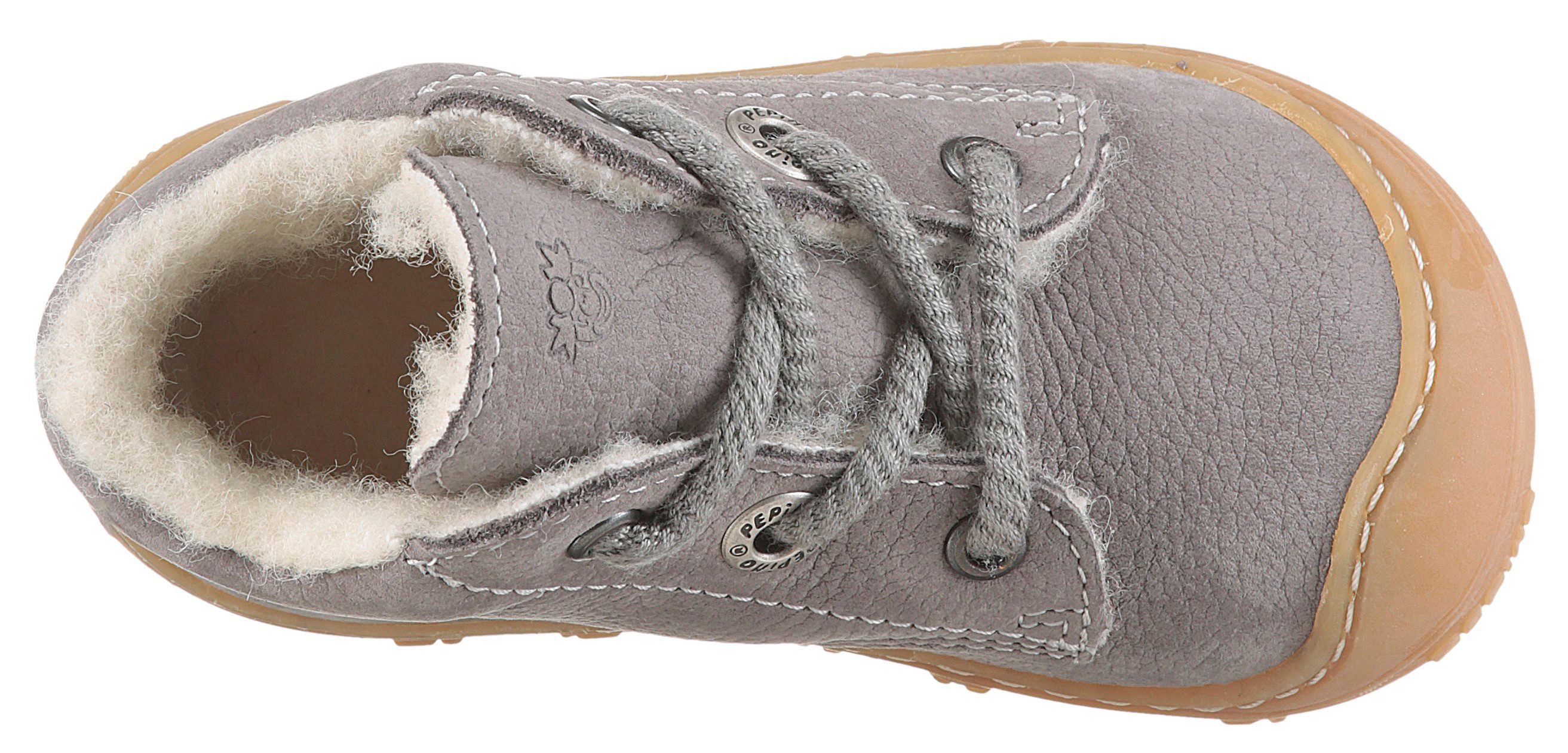 PEPINO by RICOSTA Babyschoentjes Colin WMS: wijd Babyschoen, winterlaarzen met warme voering, maat sjabloon om te downloaden