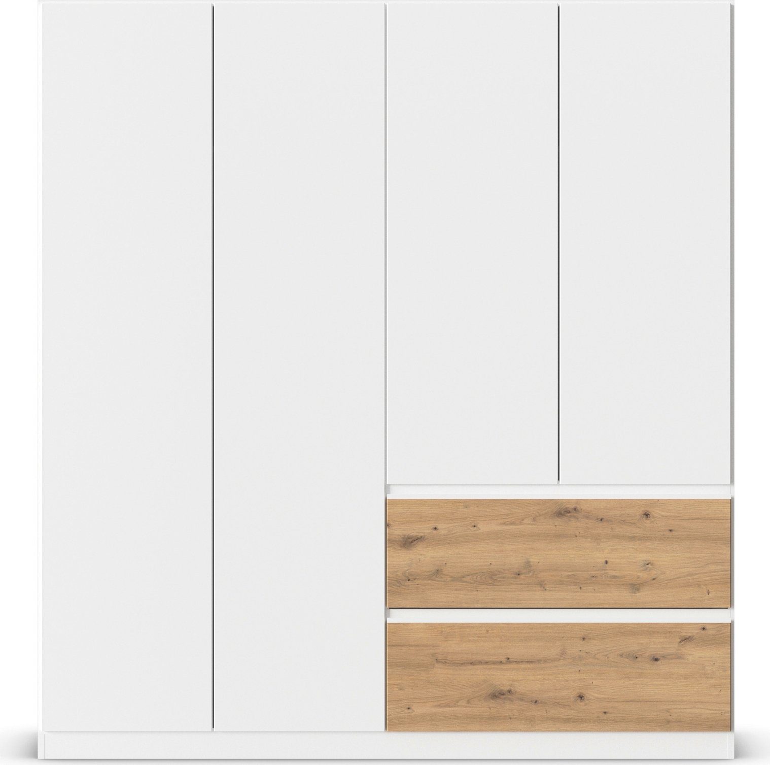 rauch Draaideurkast Kledingkast Kast Garderobe Wasmand COSTA in 3 Breedtes veel ruimte, greeploze front en push-to-open functie made in germany