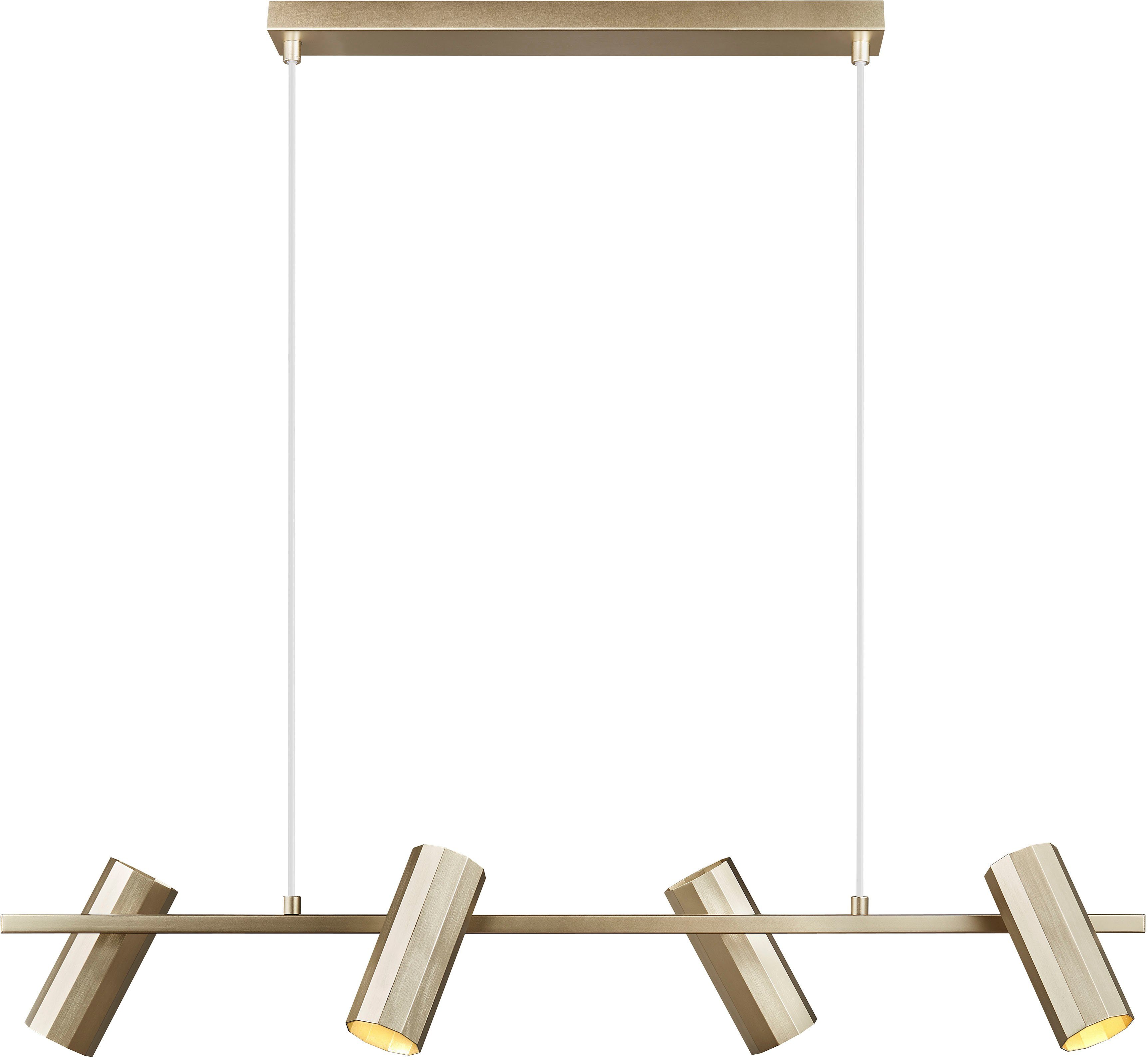 Nordlux Hanglamp Alanis Minimalistisch ontwerp, 10-zijdig profiel, matzwart (1 stuk)