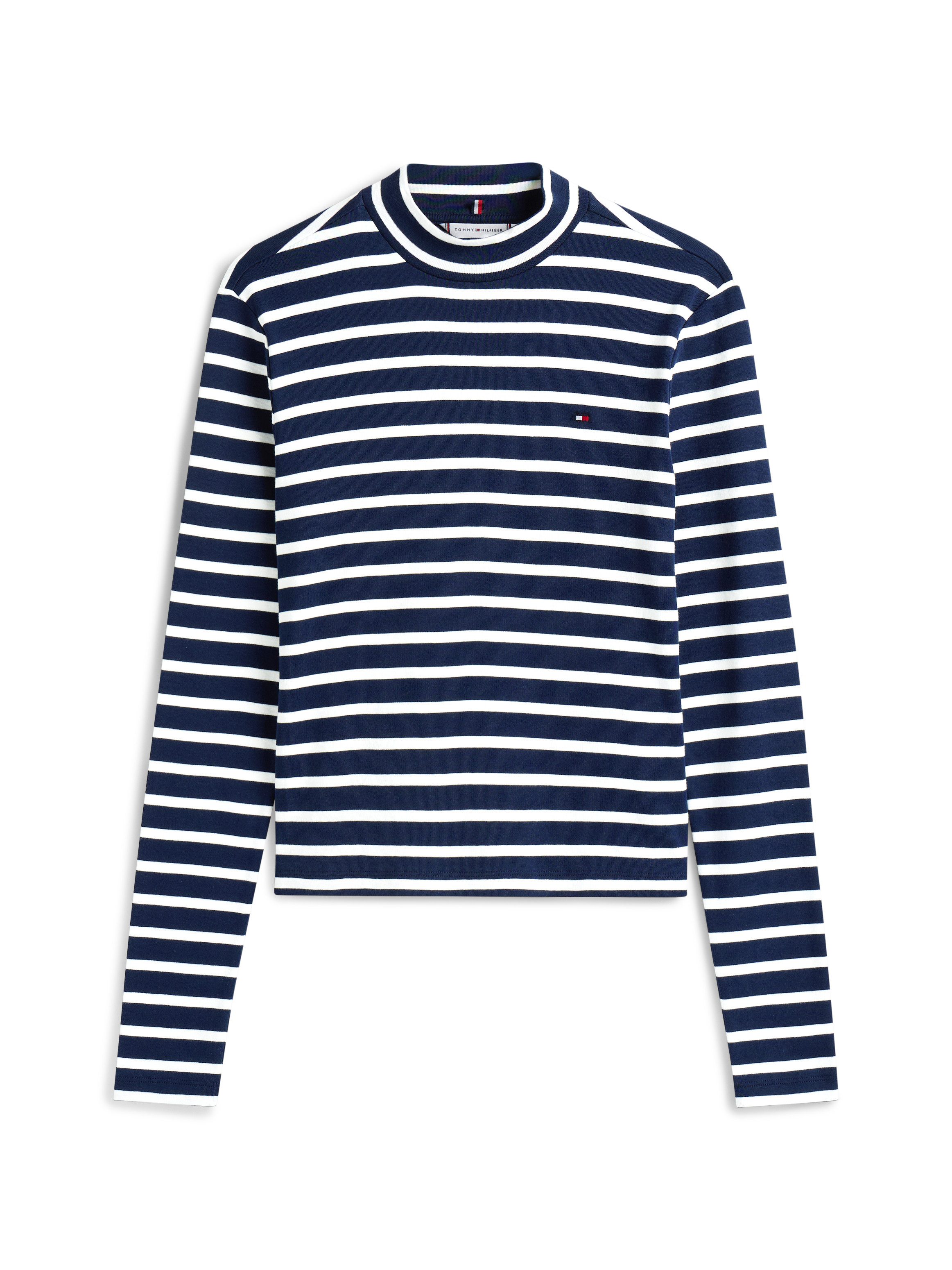Tommy Hilfiger Shirt met lange mouwen SLIM CODY MOCK-NK LS