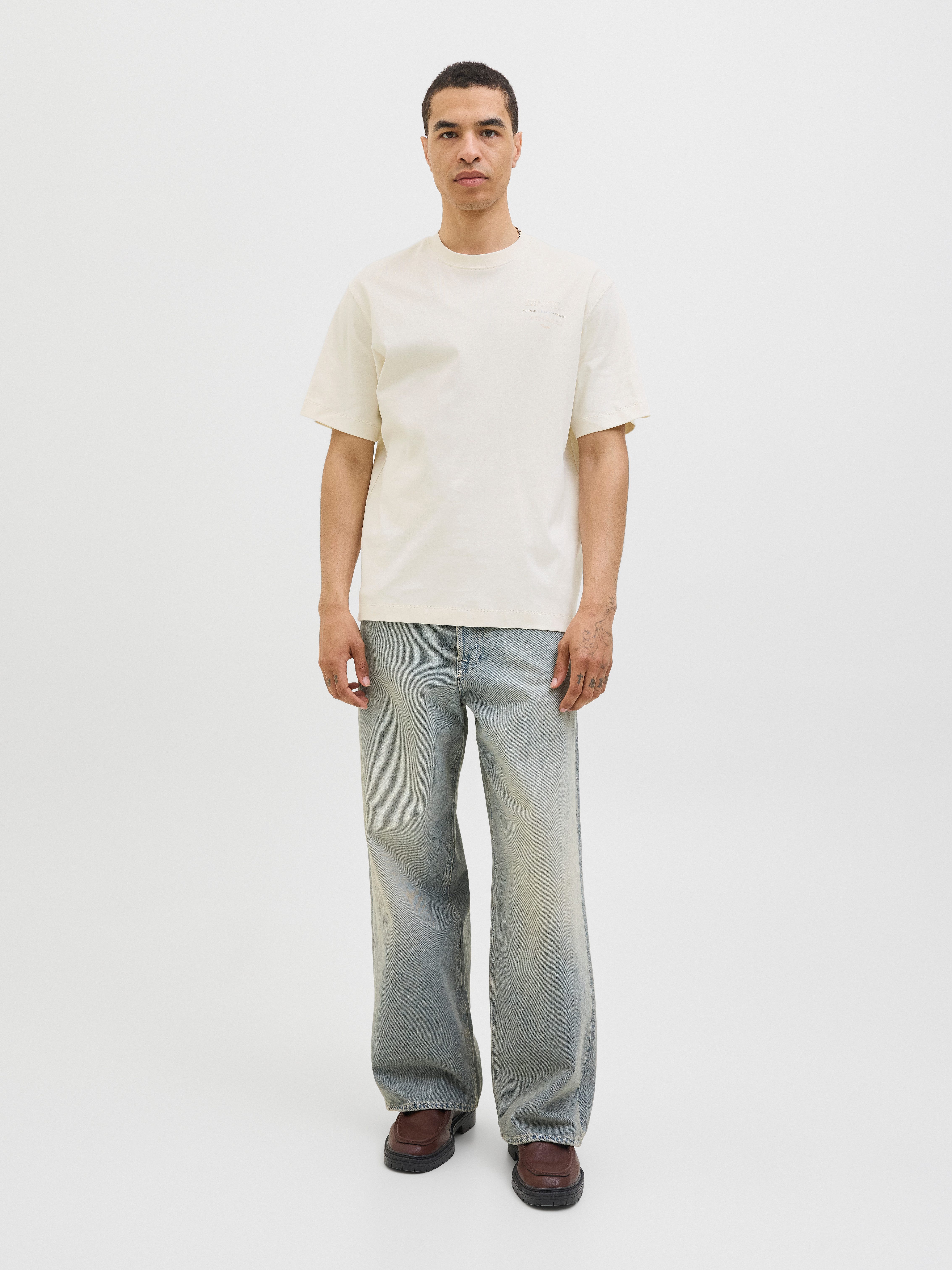 Jack & Jones Shirt met ronde hals JJEURBAN EDGE STUDIO TEE SS O-NECK NOOS