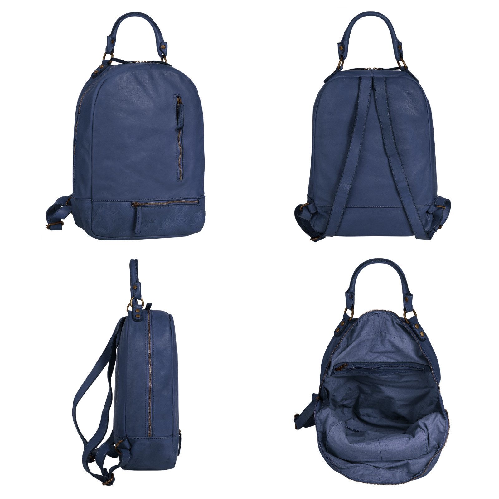 Samantha Look Rugzak echt leer, made in italy