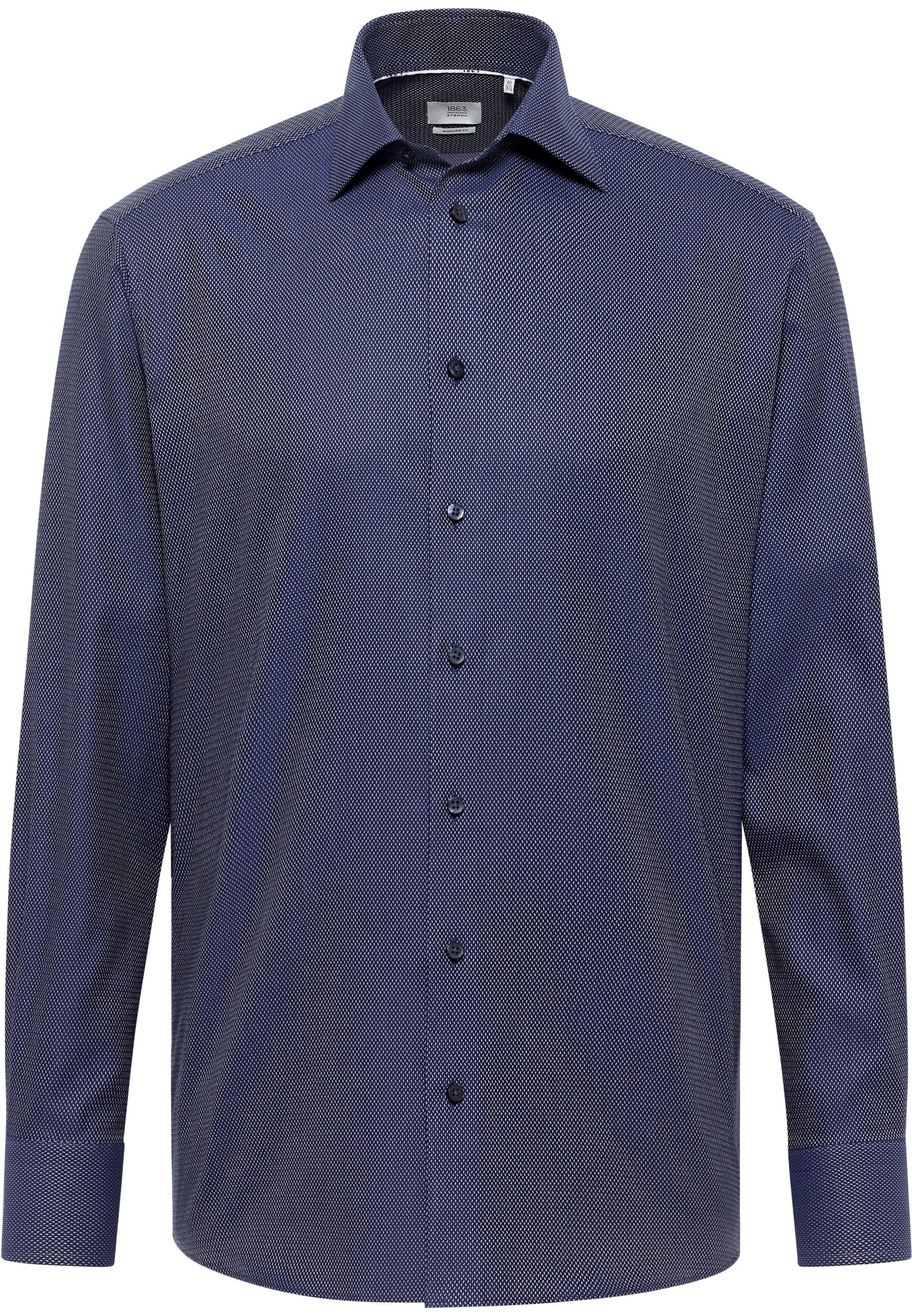 Eterna Overhemd met lange mouwen MODERN FIT NON IRON (strijkvrij)