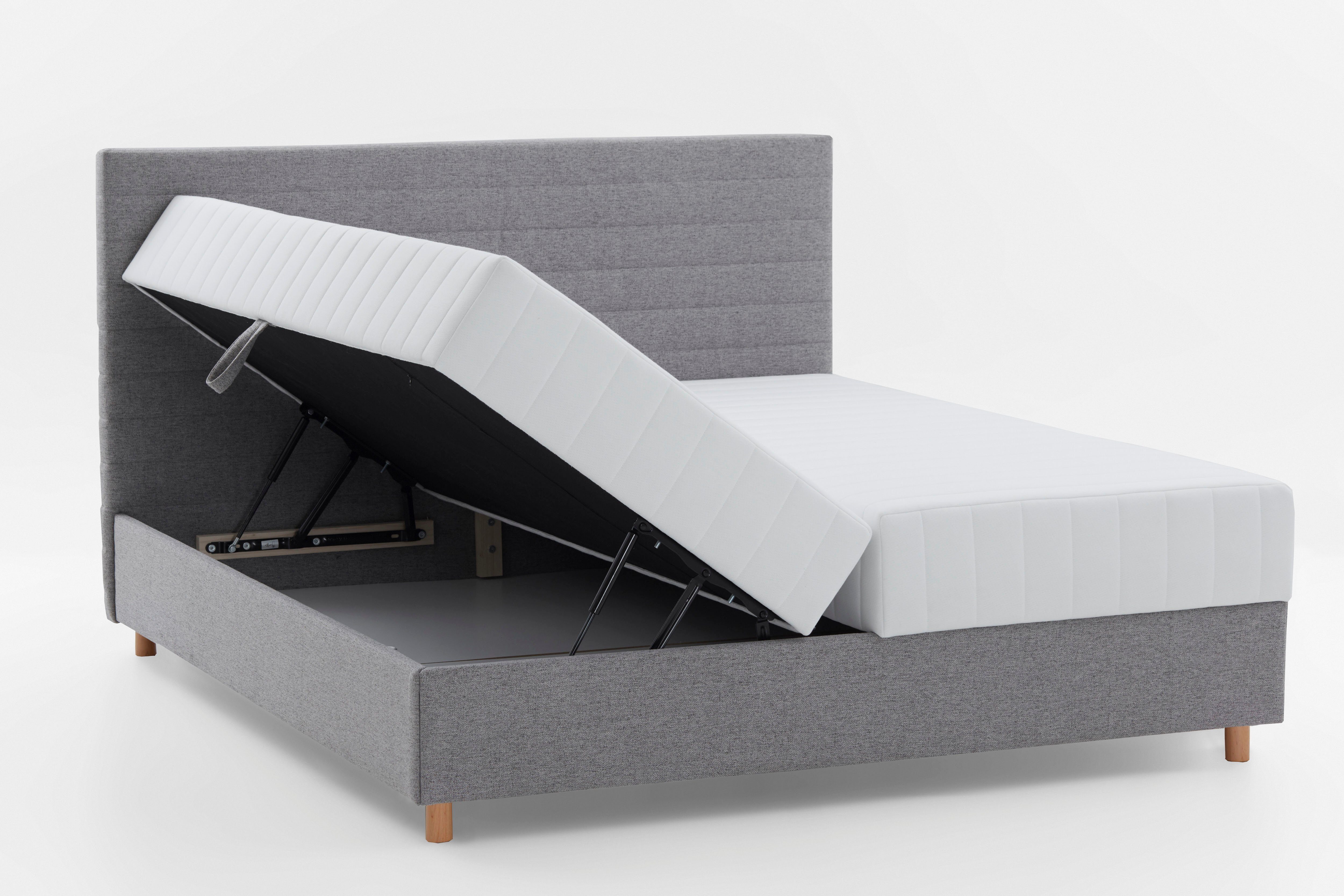 ATLANTIC home collection Ledikant met bergruimte Josie met pocketveringsmatras en bedkist