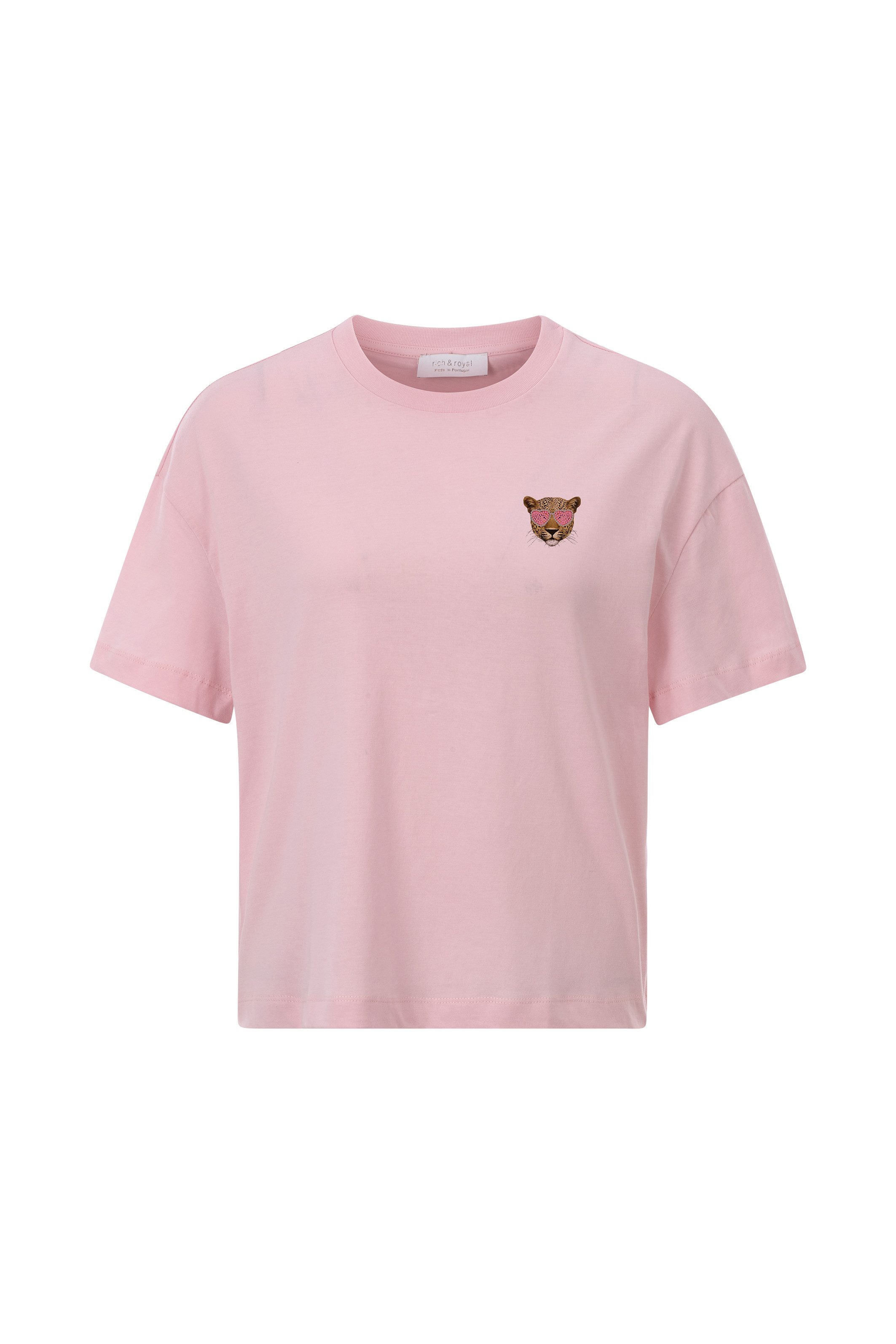 Rich & Royal T-shirt Met een ronde hals dames t-shirts maat S roze