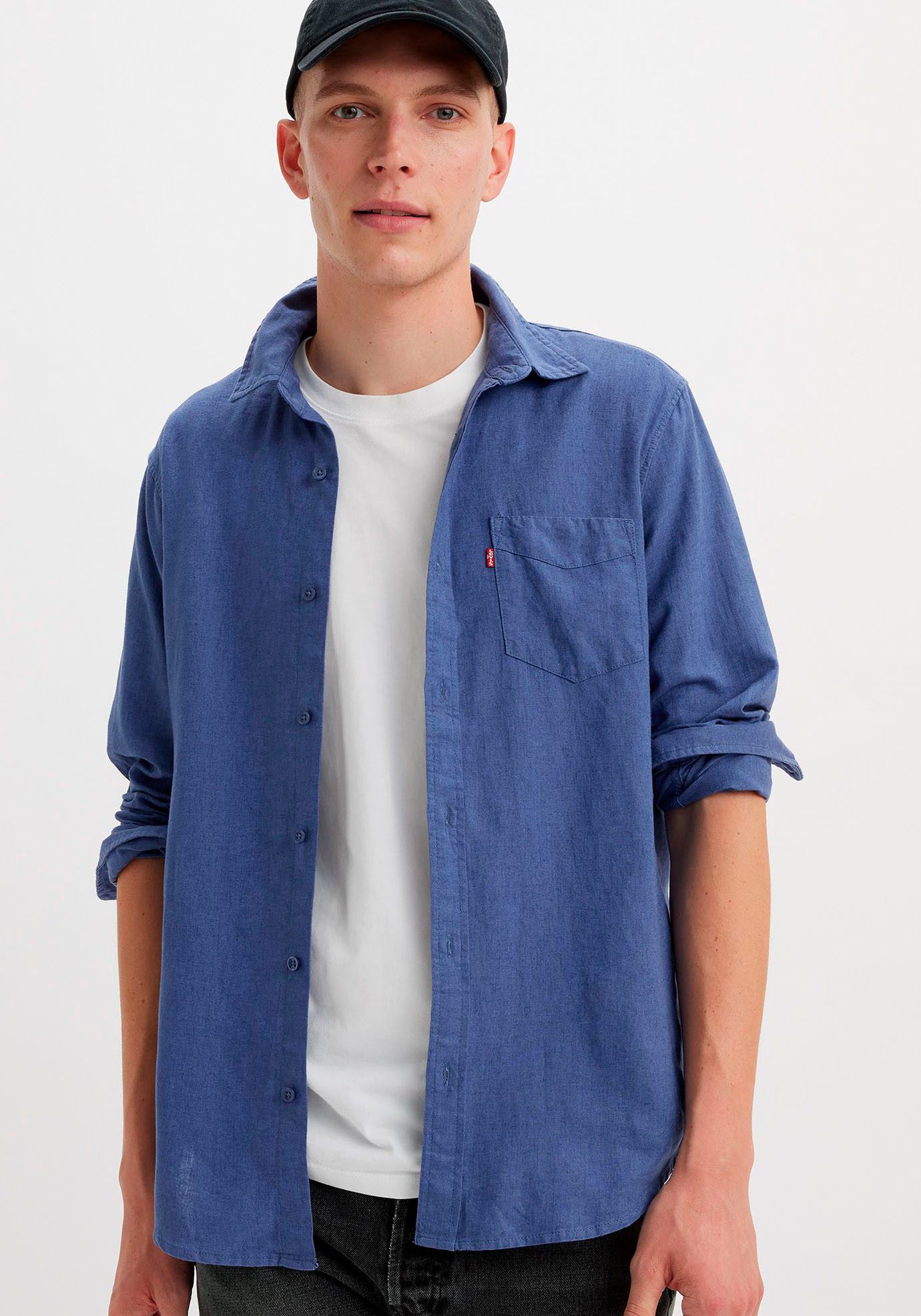 Levi's Jeans overhemd SUNSET 1 POCKET STANDARD