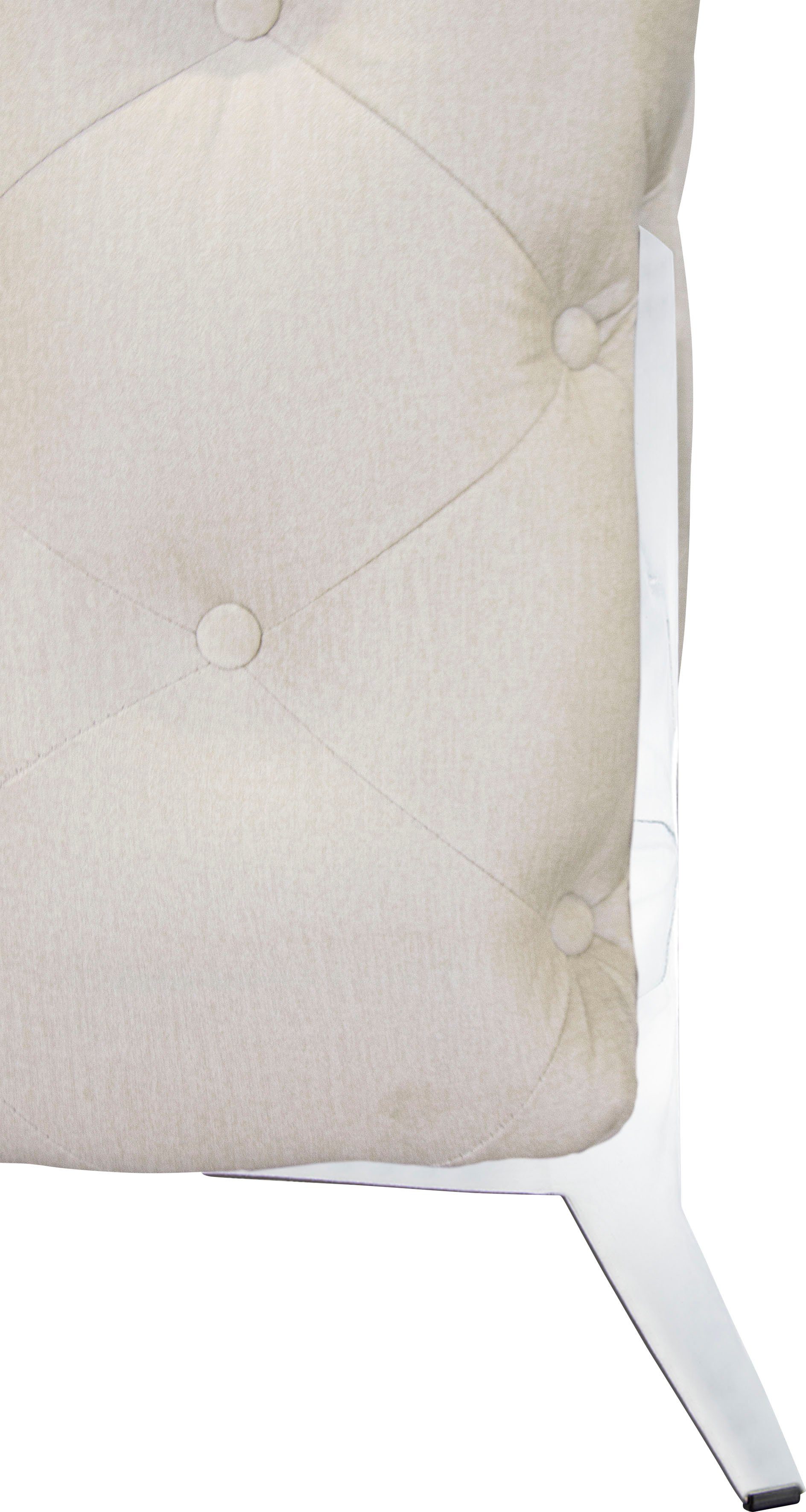Leonique Chesterfield-bank Amaury luxueuze capitonnage, moderne chesterfield look, kleur van de poten ter keuze