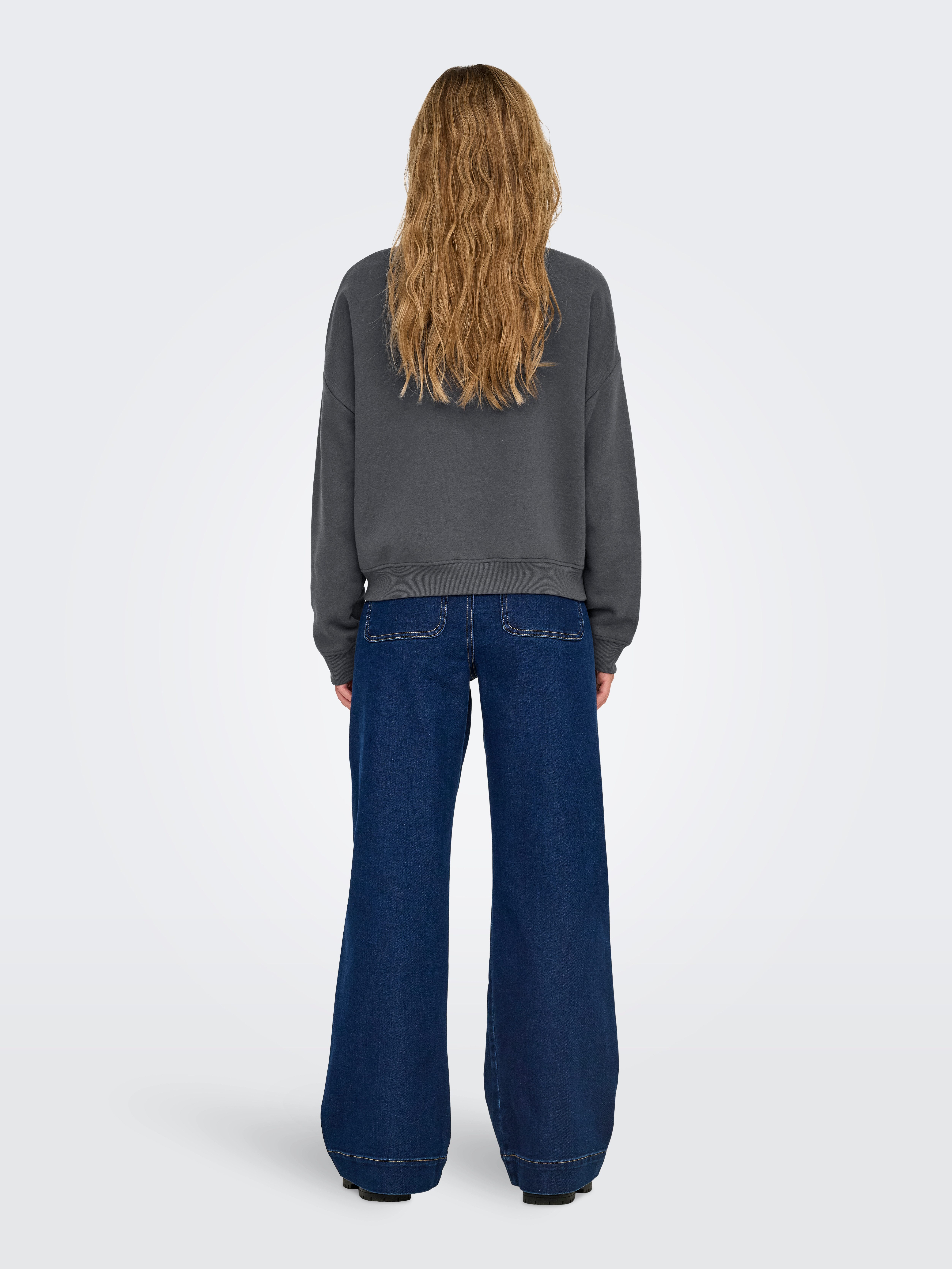 Only Sweatshirt ONLSWEAT L S CREW OVERSIZE STATE SWT