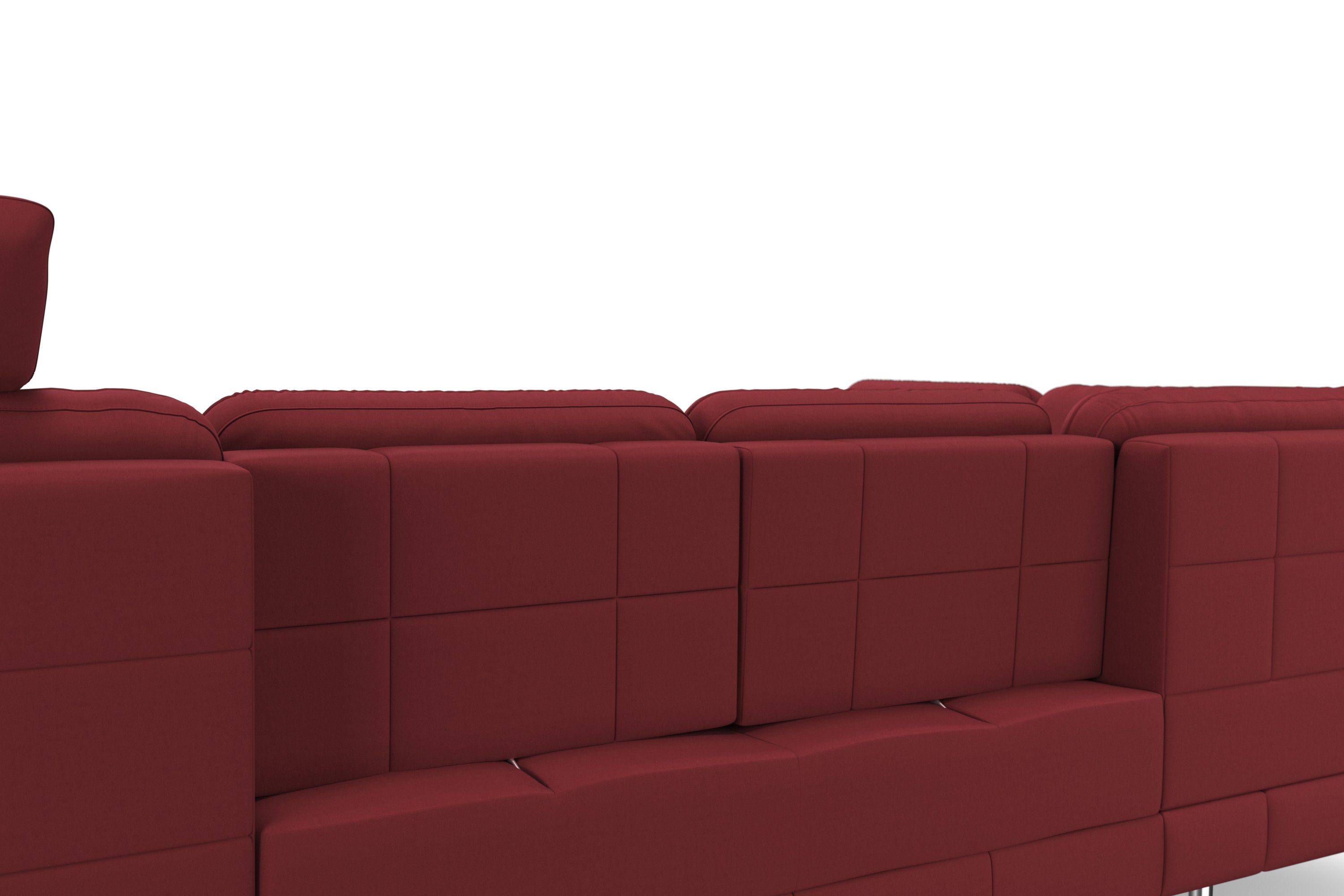 sit&more Zithoek Bendigo U-vorm inclusief zitdiepteverstelling, bodemvrijheid 15 cm, in 2 pootkleuren