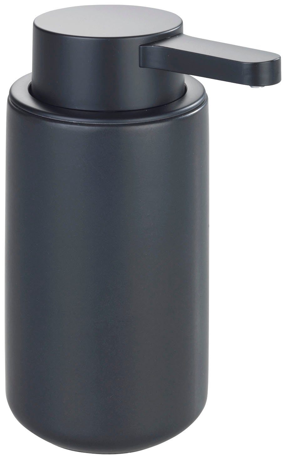 WENKO Zeepdispenser Woya Zwart, keramiek, 250 ml (1-delig) zeepdispensers zwart