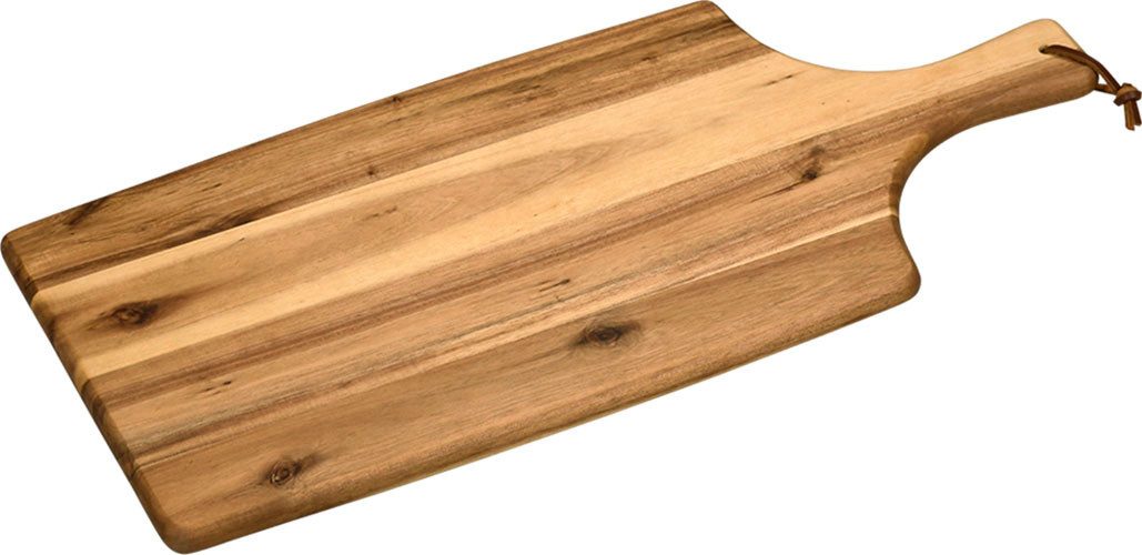 KESPER for kitchen & home Snijplank FSC®-gecertificeerd, leren band om op te hangen (1 stuk)