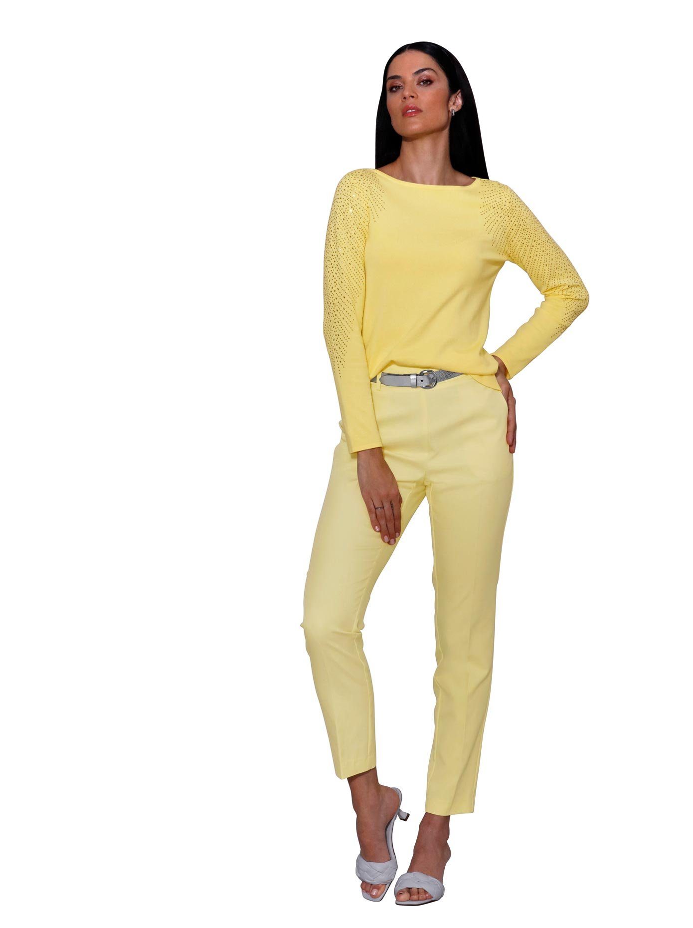 CREATION L PREMIUM Gebreide Trui van viscose lyocell