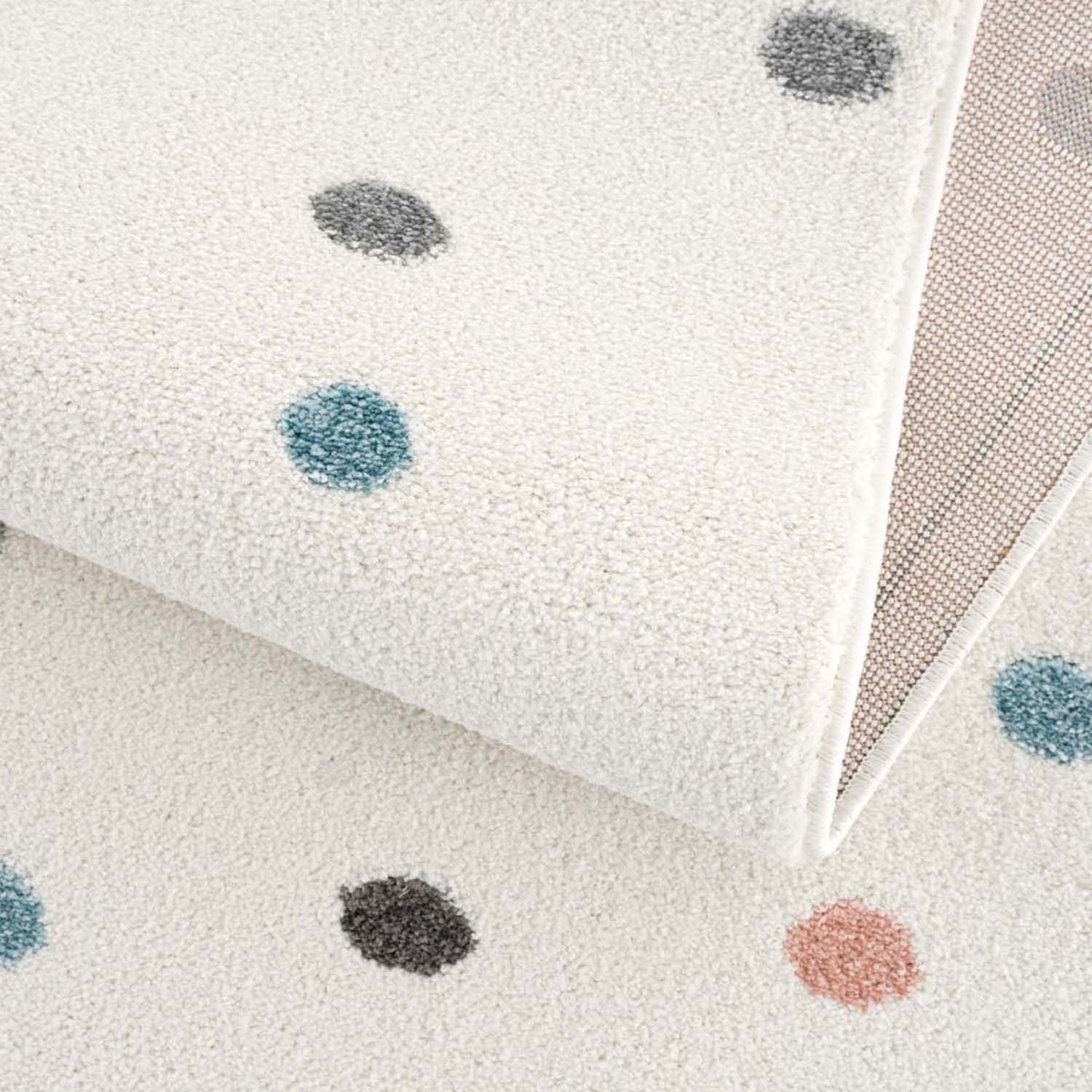 Carpet City Kindervloerkleed Anime9396 Speelkleed, veelkleurige kanten, zachte pool, gemakkelijk in onderhoud, kinderkamer