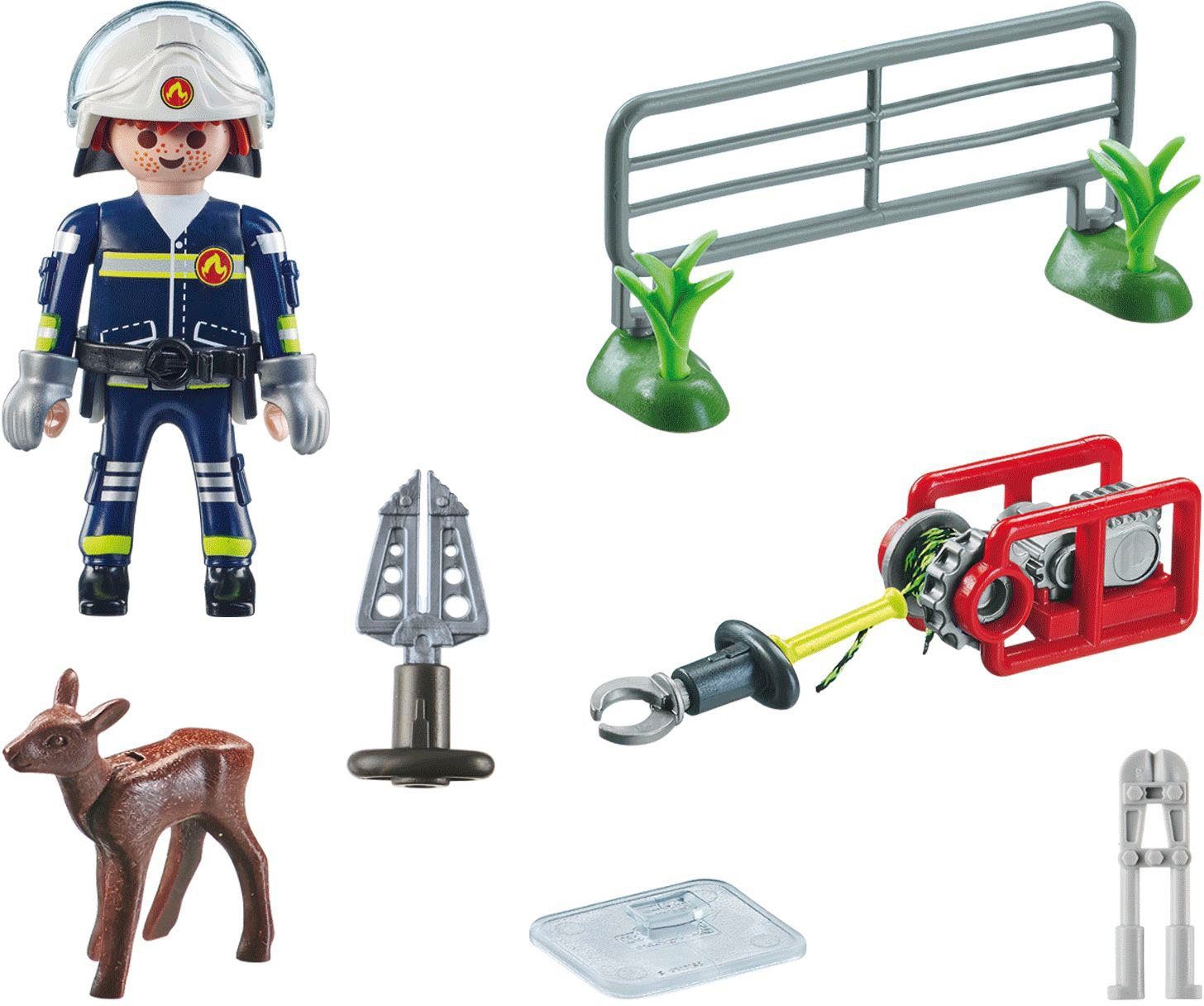 Playmobil® Constructie-speelset Dierenbescherming brandweer (71467), Action Heroes (22-delig)