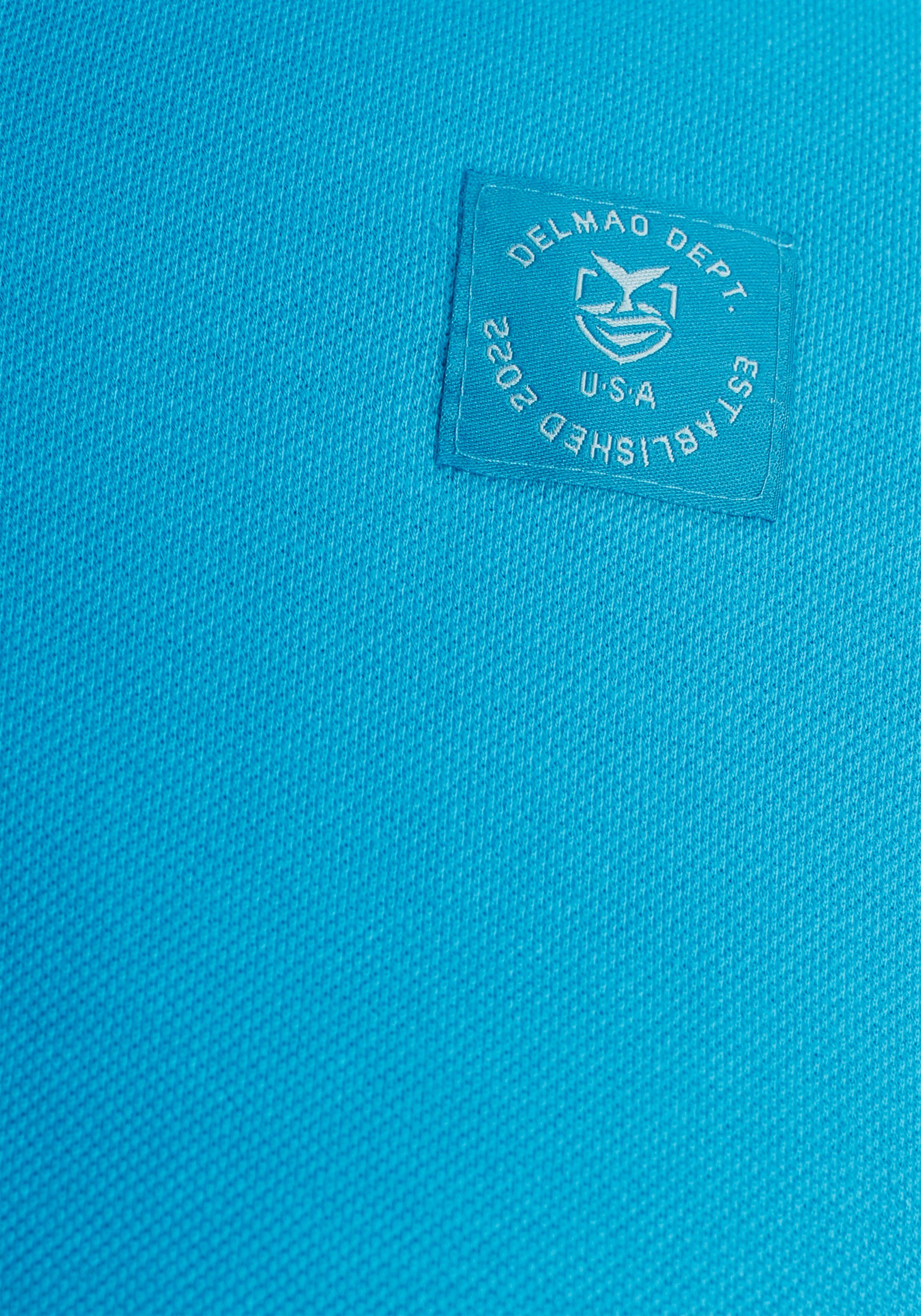 DELMAO Poloshirt Korte mouwen, losse pasvorm, polokraag, voor tennis of golf