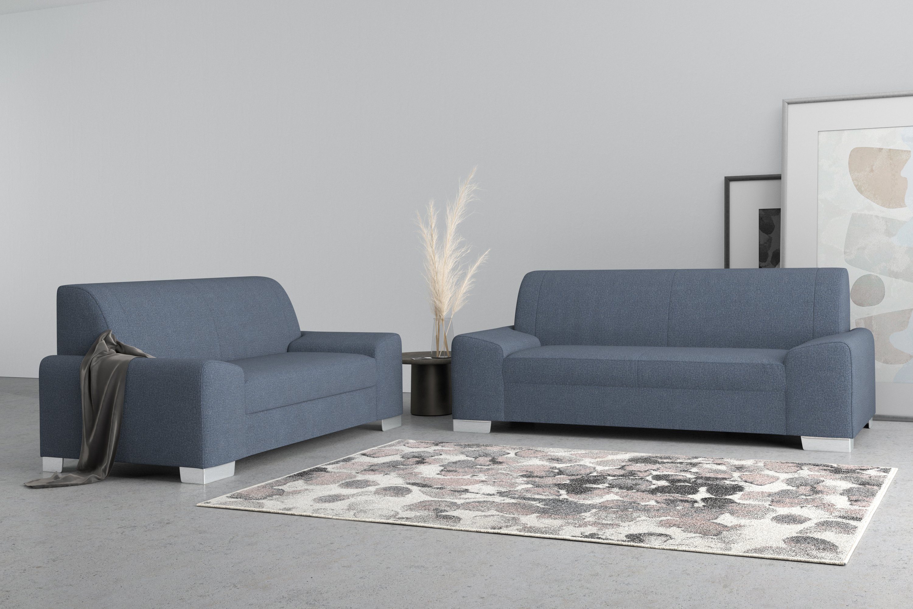 DOMO collection 2-zitsbank Anzio optioneel met veerkern