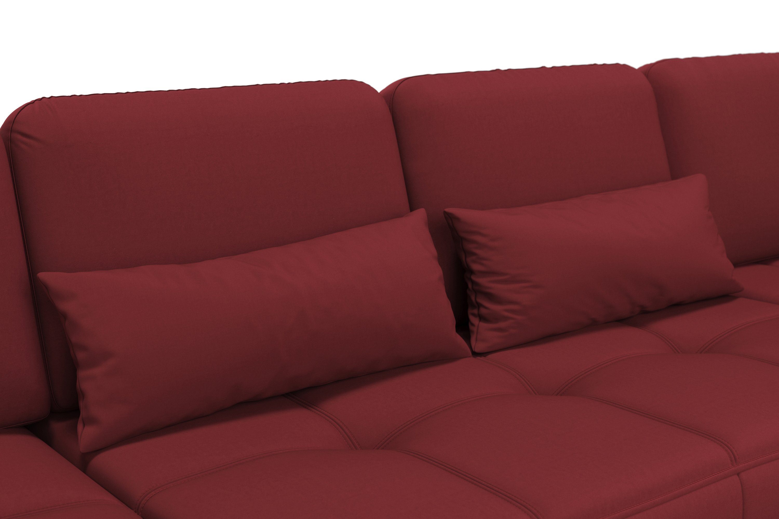 sit&more Zithoek Bendigo U-vorm inclusief zitdiepteverstelling, bodemvrijheid 15 cm, in 2 pootkleuren