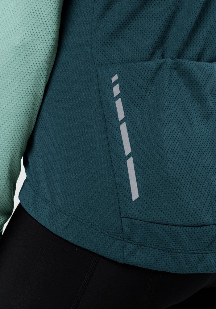 Jack Wolfskin Fietsjack MOROBBIA FZ L/S W