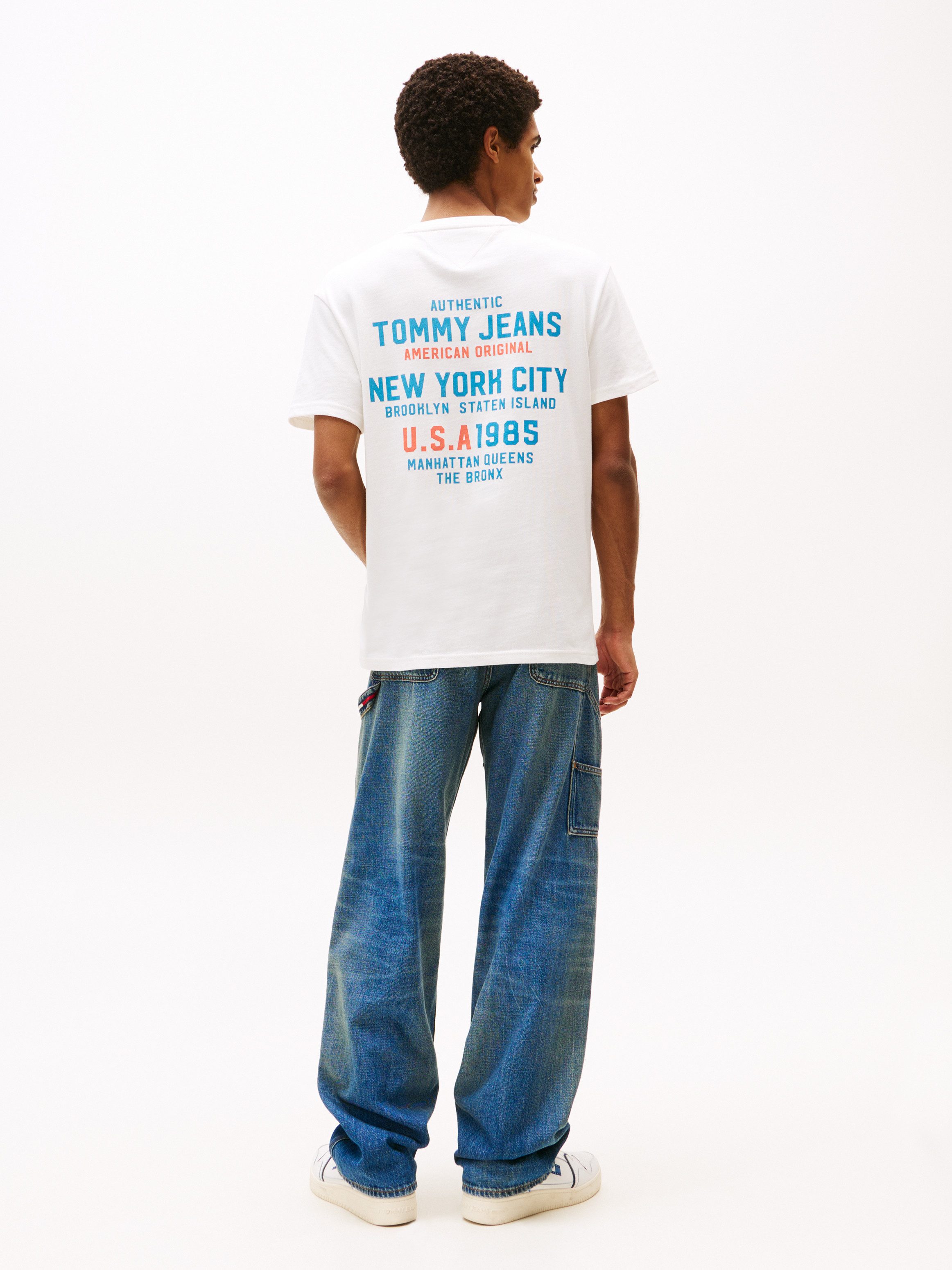TOMMY JEANS T-shirt TJM REG USA SCRIPT SS TEE