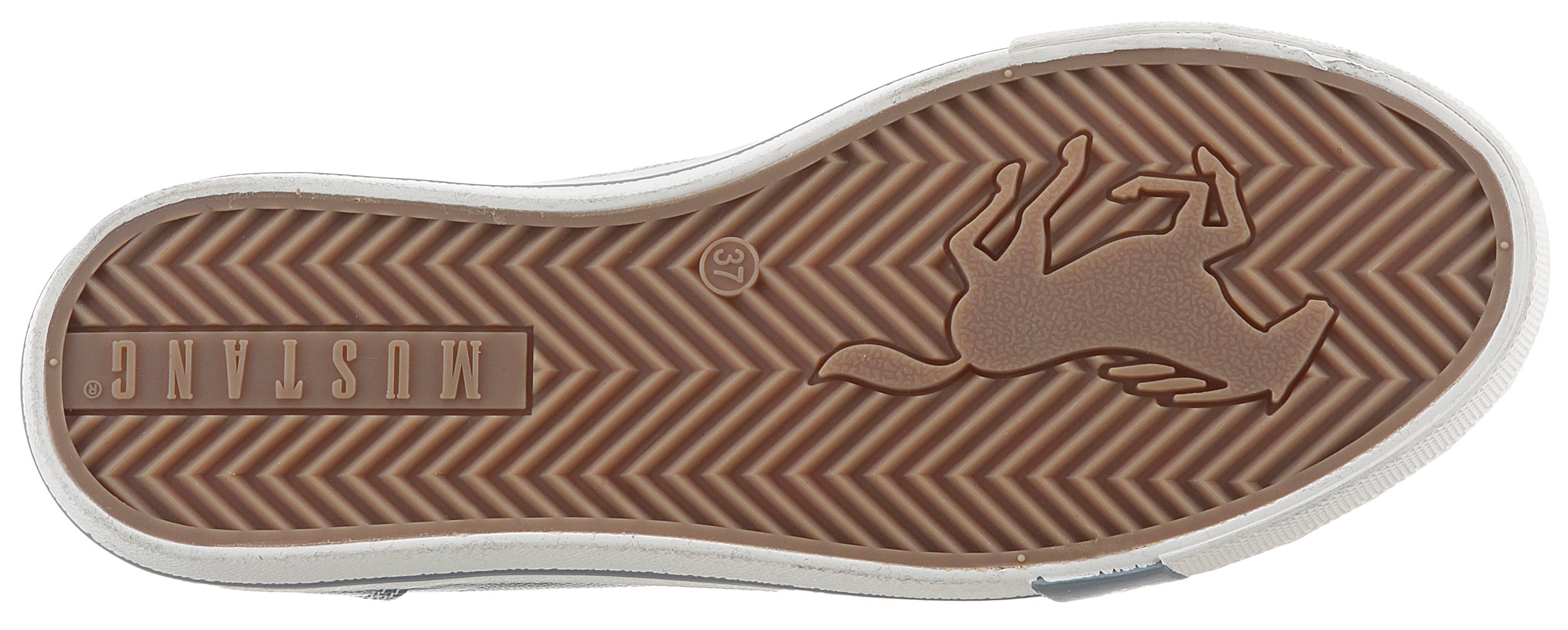 Mustang Shoes Sneakers met rits, vrijetijdsschoen, lage schoen, veterschoen