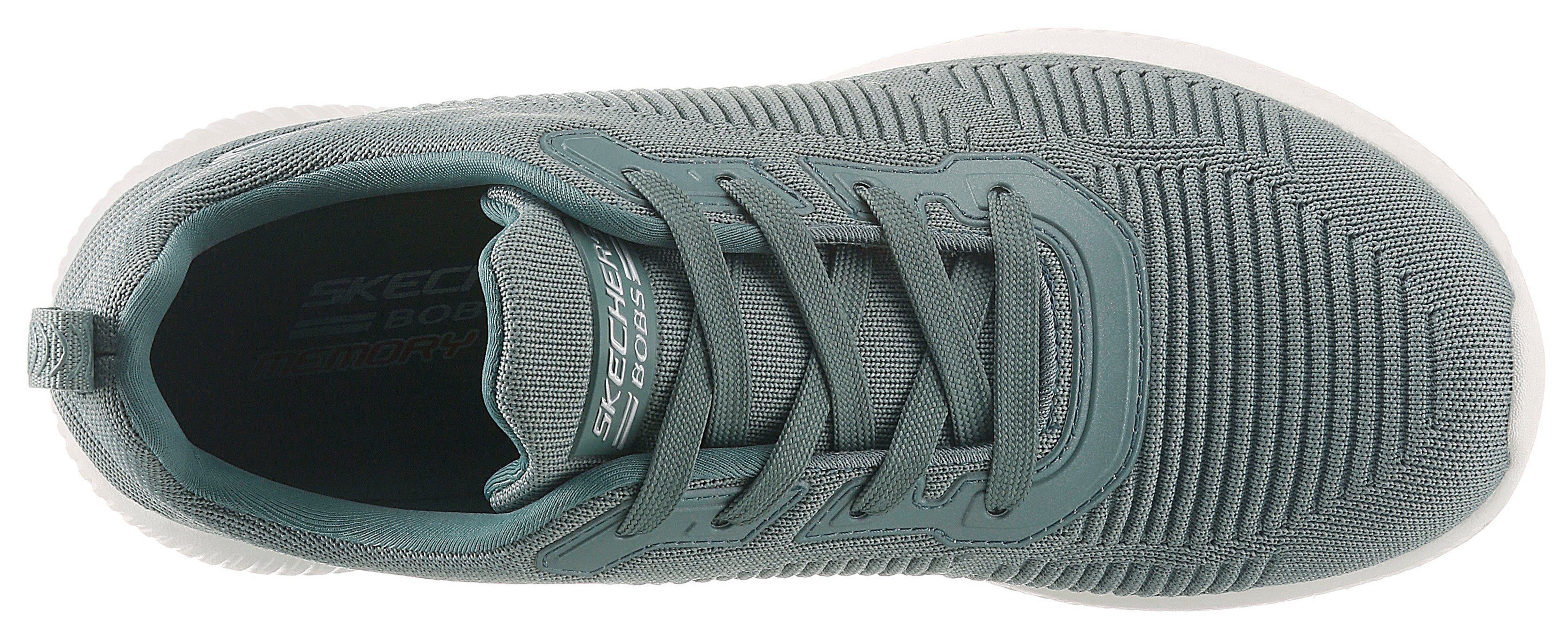 Skechers Sneakers BOBS SQUAD - TOUGH TALK Vrijetijdsschoen, lage schoen, veterschoen met skech-knit