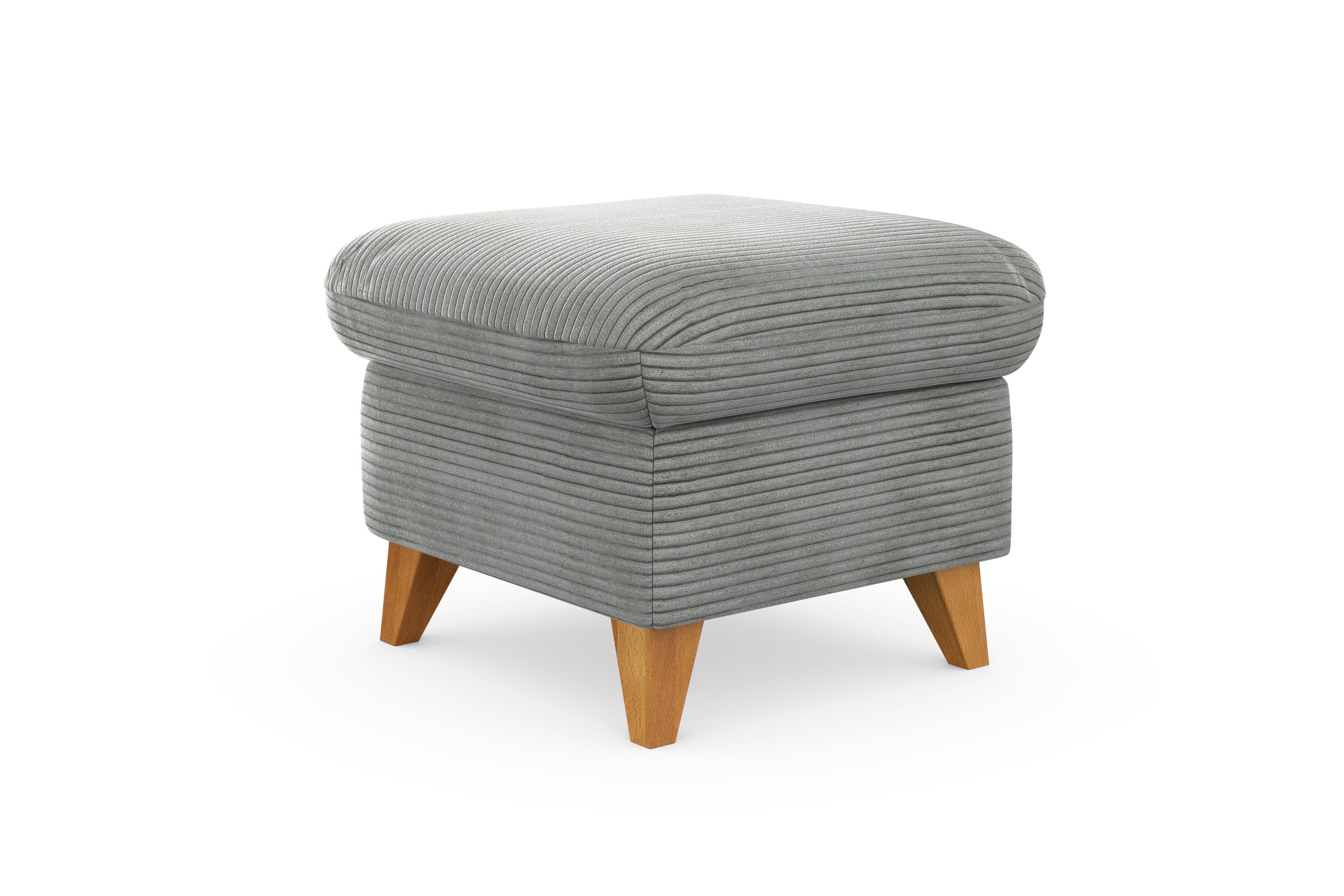 Home affaire Hocker Trelleborg met cordbekleding, met opbergvak, inclusief binnenveringsinterieur
