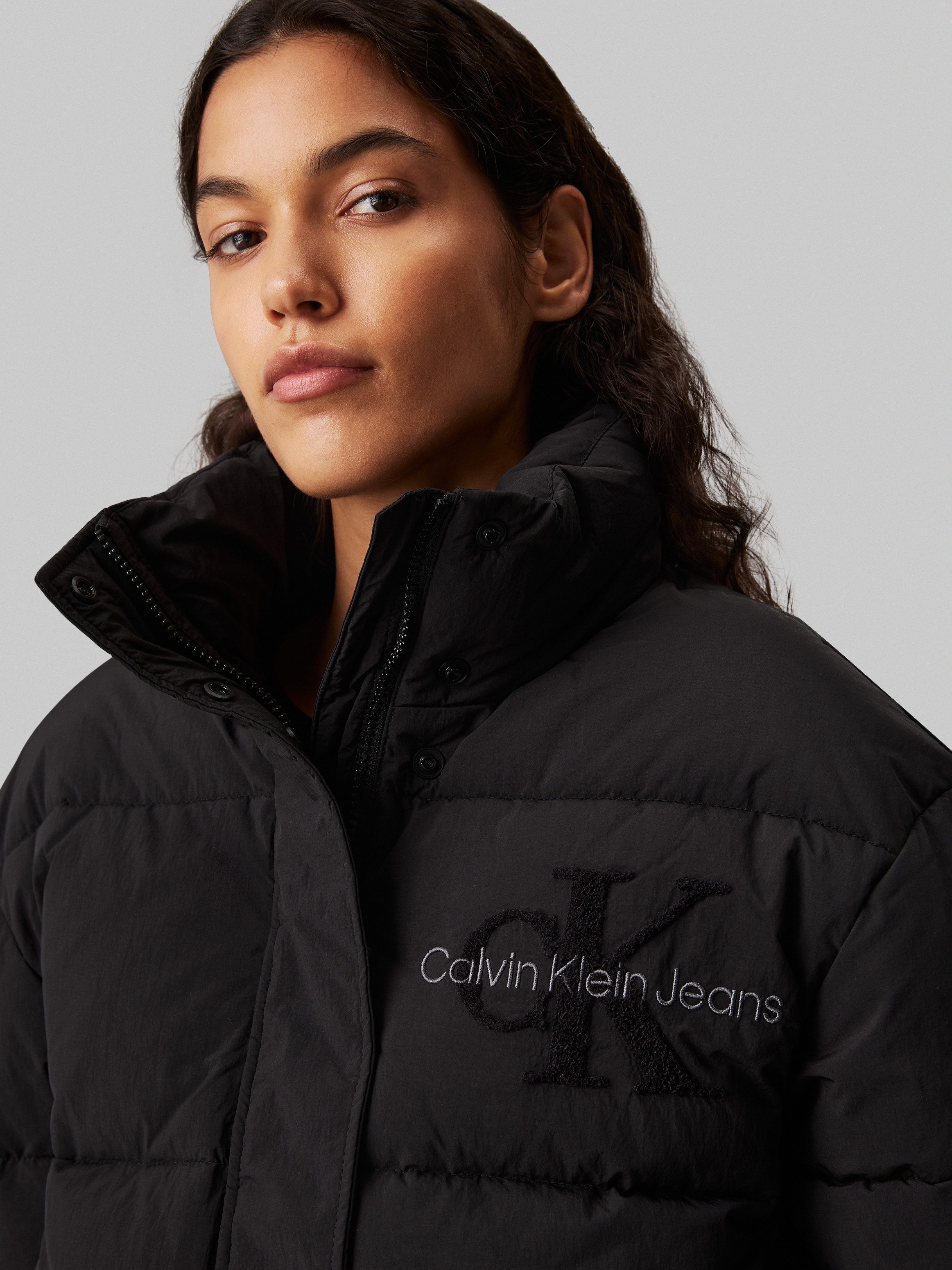 Calvin Klein Outdoorjack CHENILLE MONOLOGO PUFFER