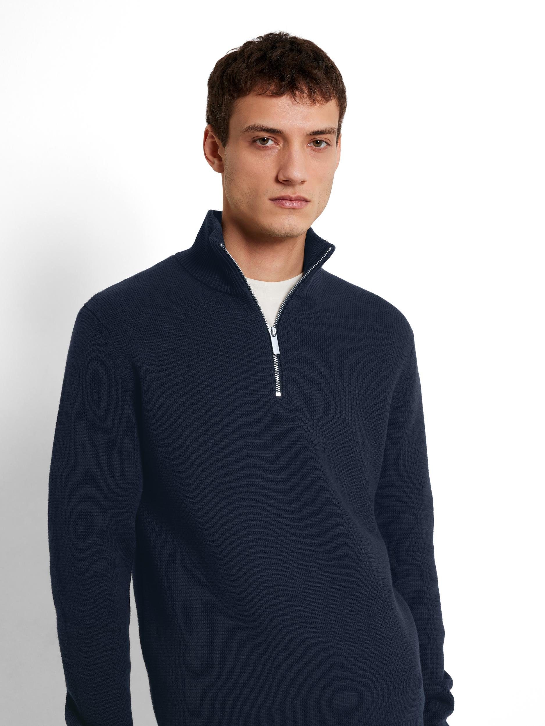 SELECTED HOMME Schipperstrui SLHDANE LS KNIT STRUCTURE HALF ZIP NOOS