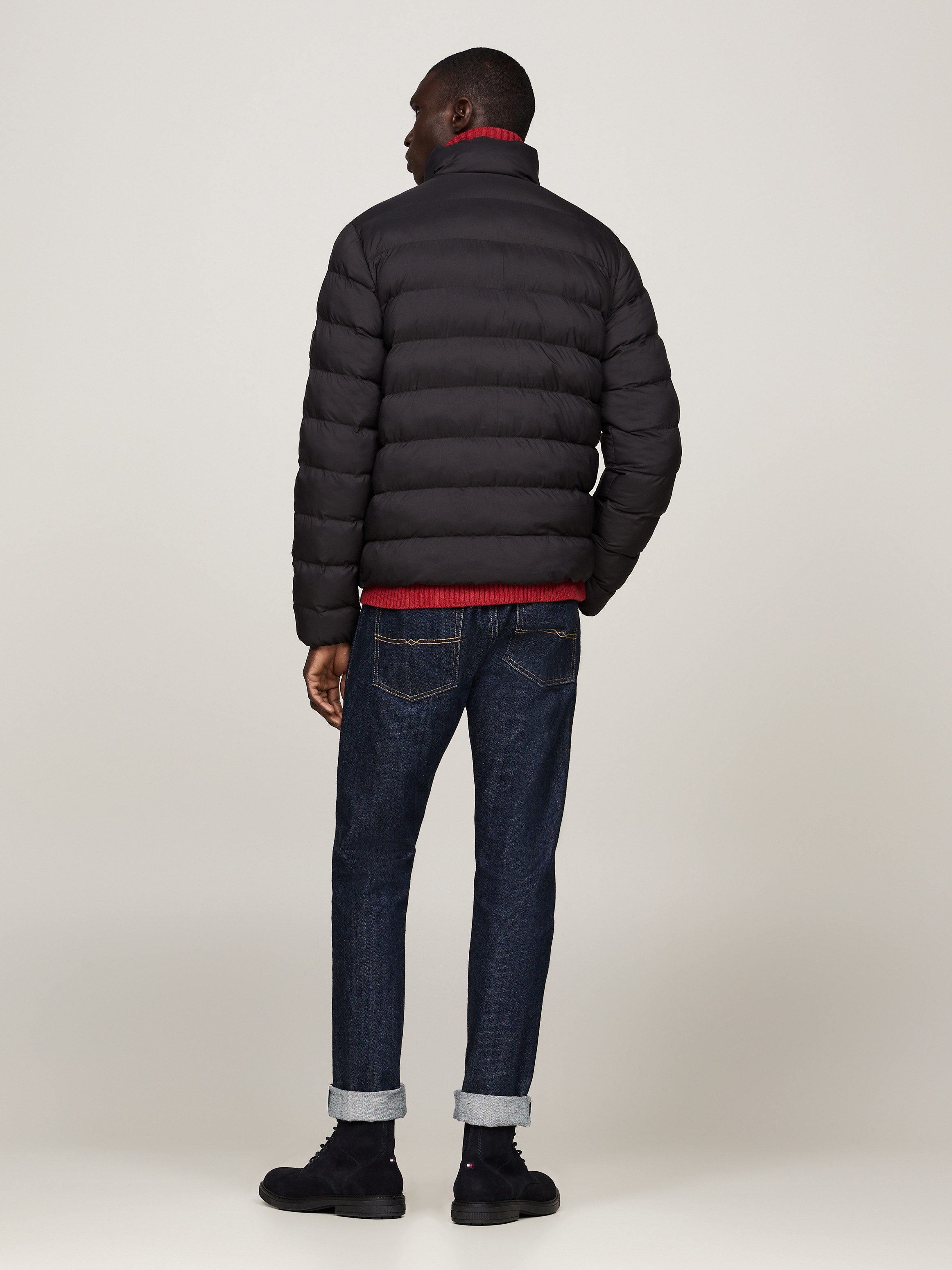 Tommy Hilfiger Gewatteerde jas MID WEIGHT STAND COLLAR JACKET
