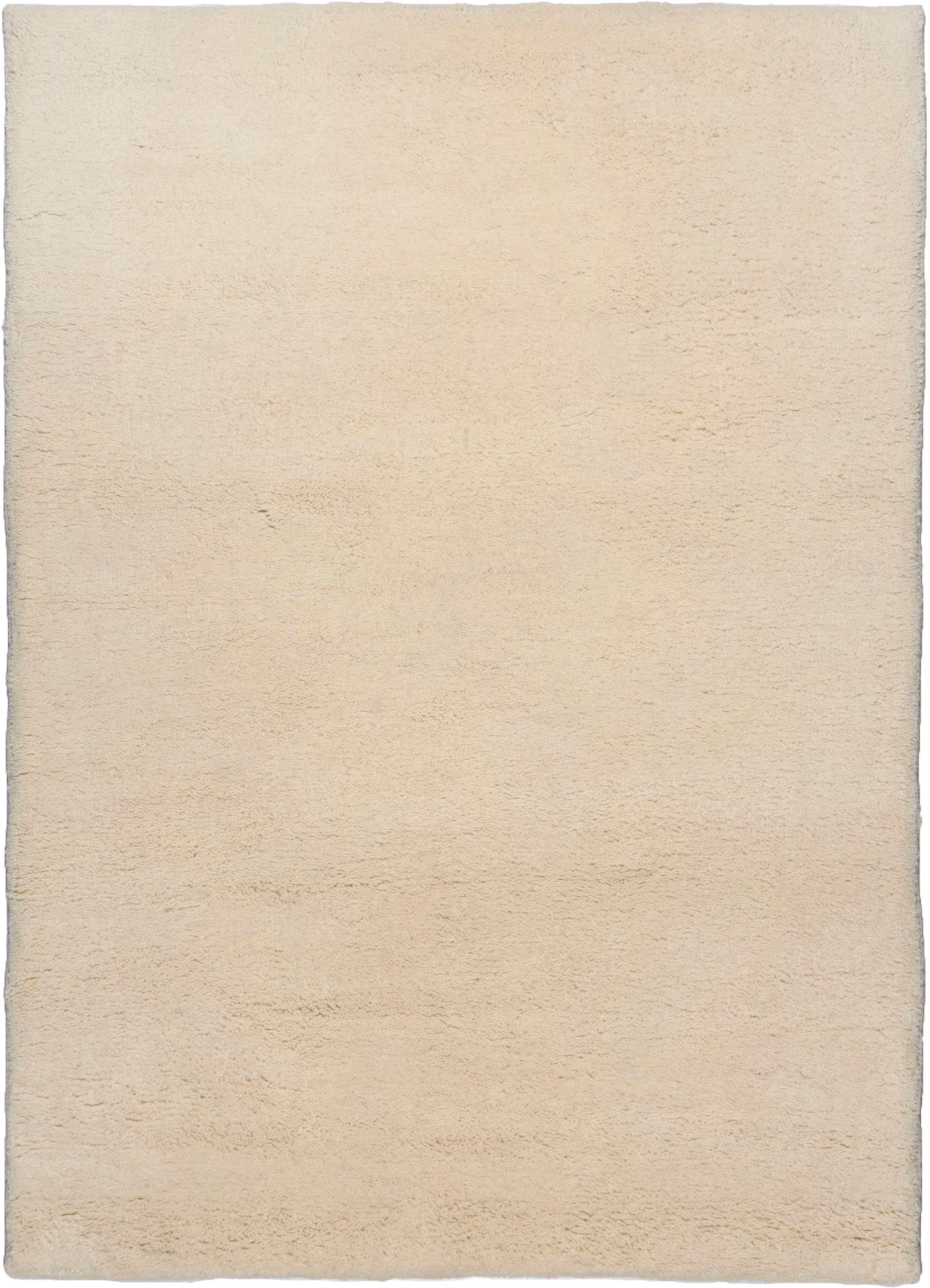 THEKO Wollen kleed Royal Dou 1 echte berber uit marokko, zuivere wol, met de hand geknoopt wollen vloerkleden maat 300 cm x 400 cm x 22 mm wit