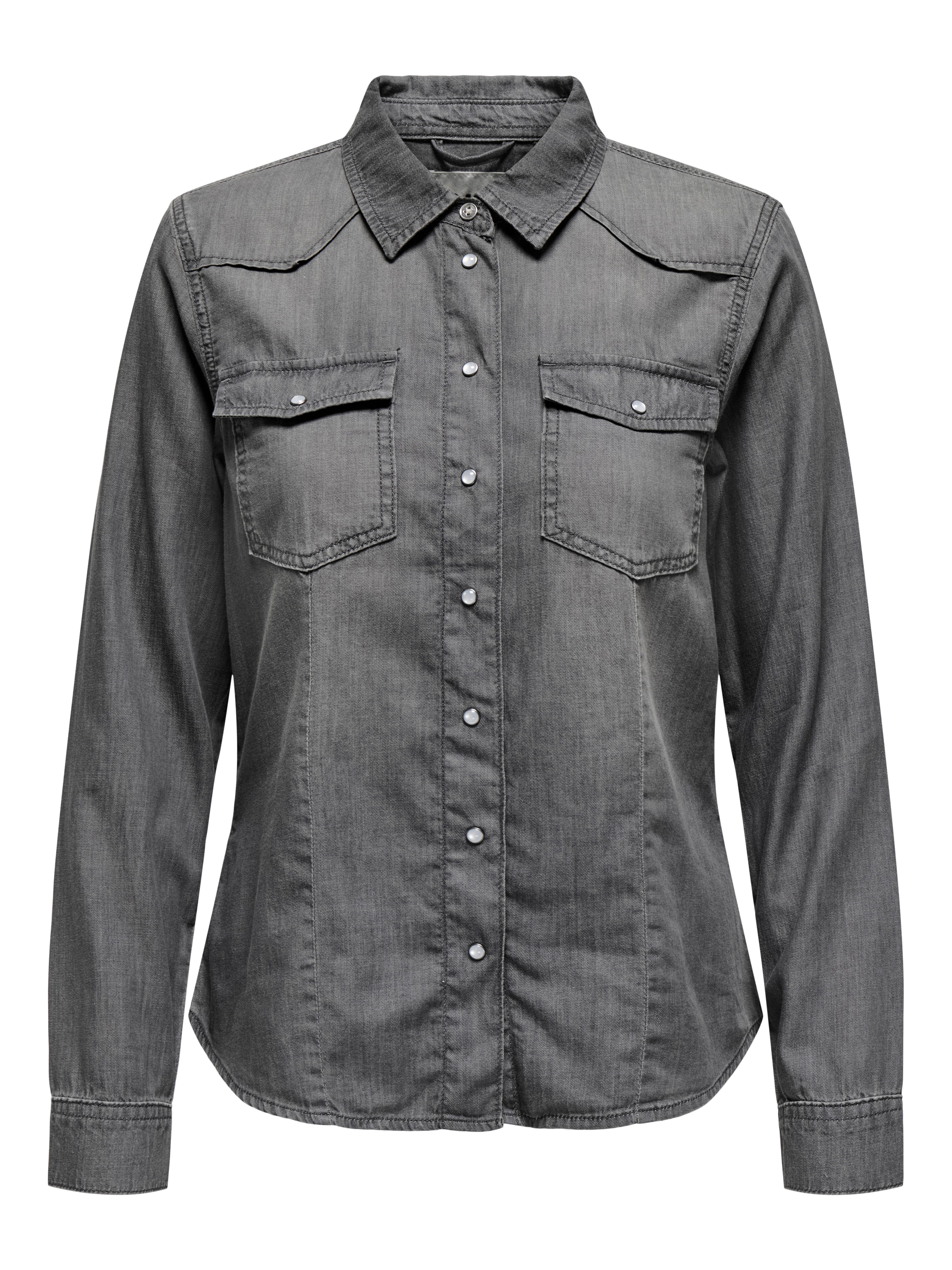 Only Jeans blouse ONLALICE REG SHIRT DNM BOX AKM