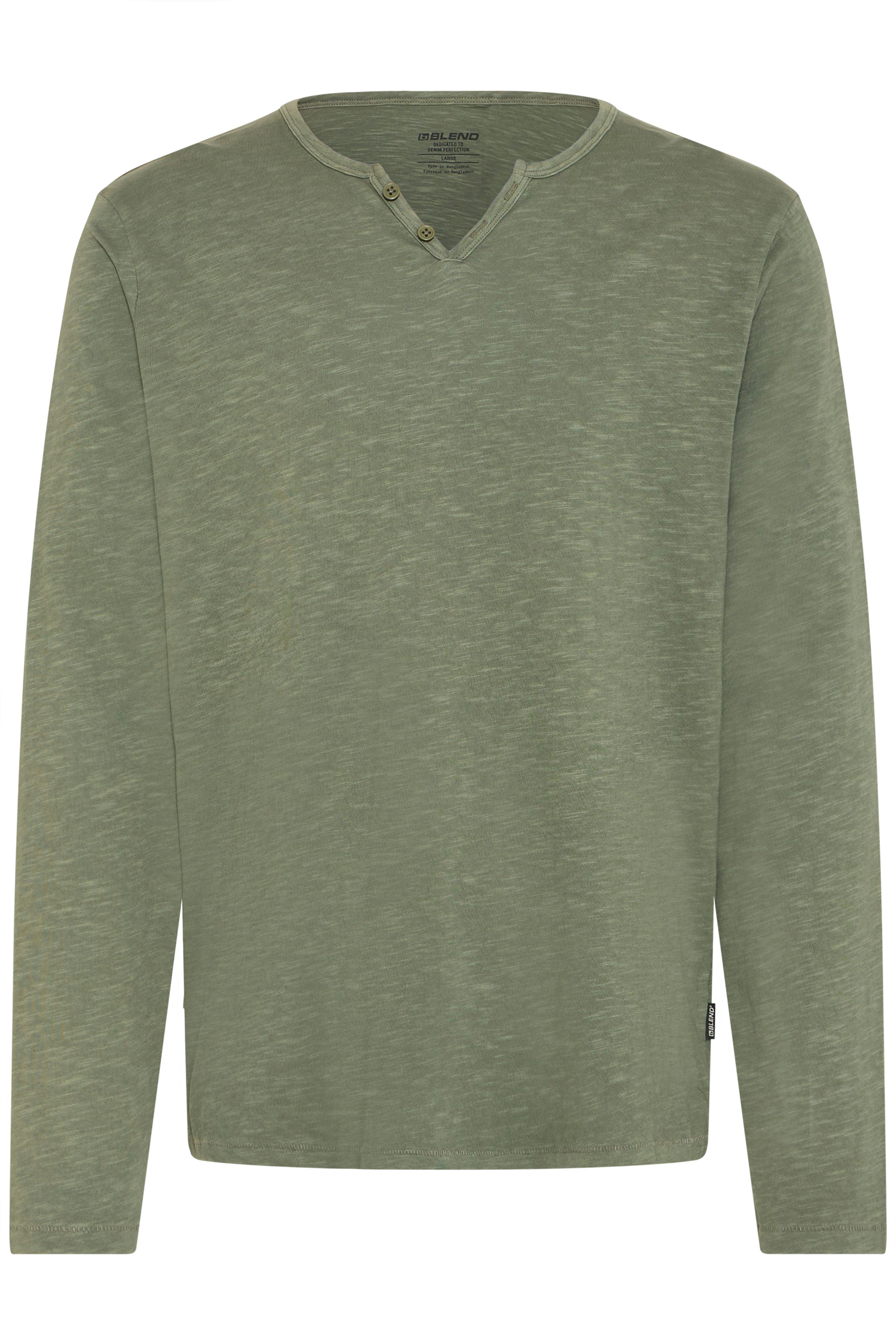 Blend T-shirt BHIVALDE SPILT NCK L/S TEE