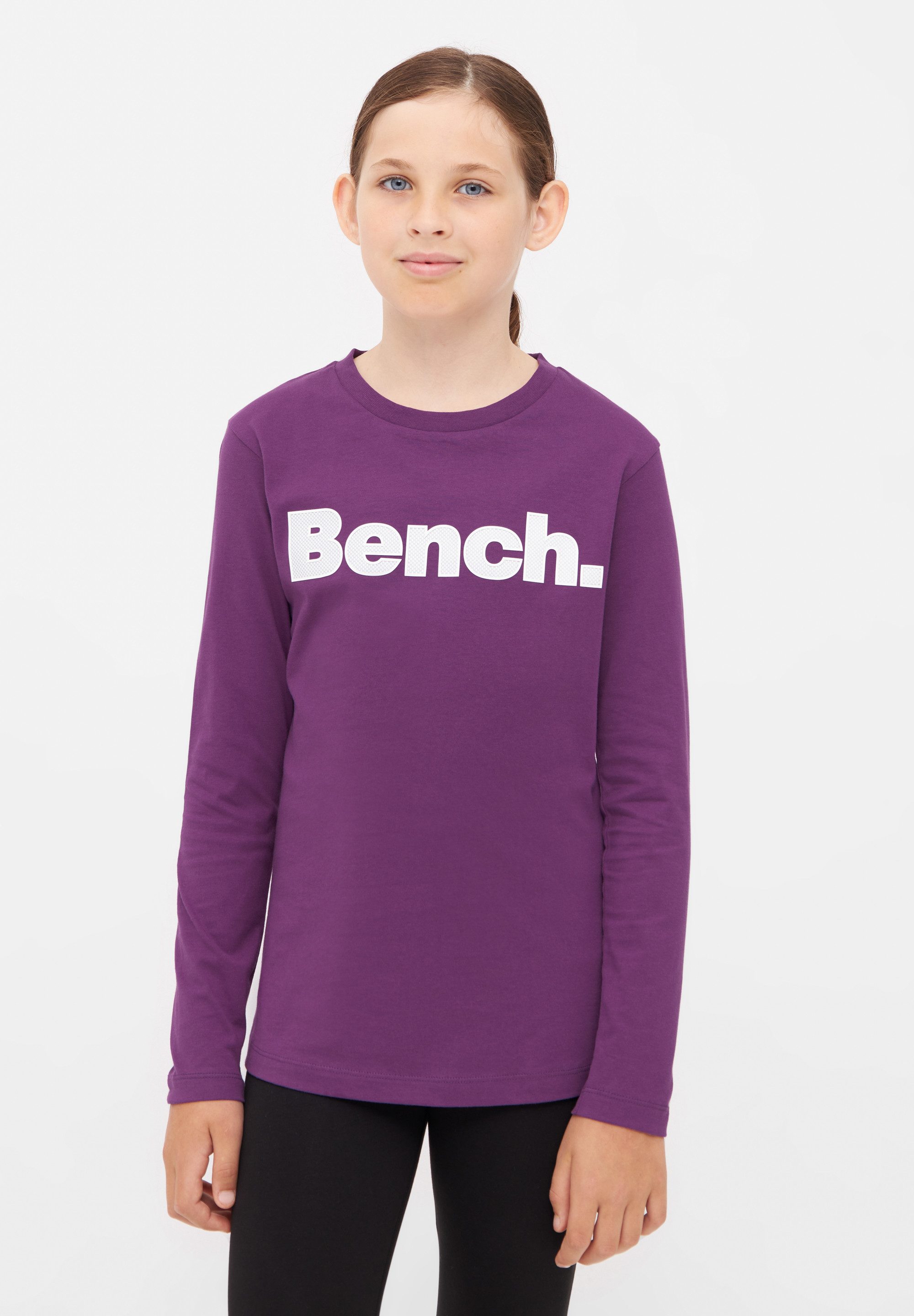 Bench. Shirt met lange mouwen GEMMY meisjes shirts met lange mouwen maat 152 paars
